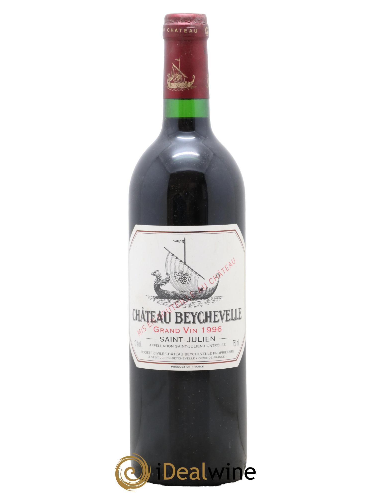 Château Beychevelle 4ème Grand Cru Classé 1996 - Lot de 1 bouteille - 0