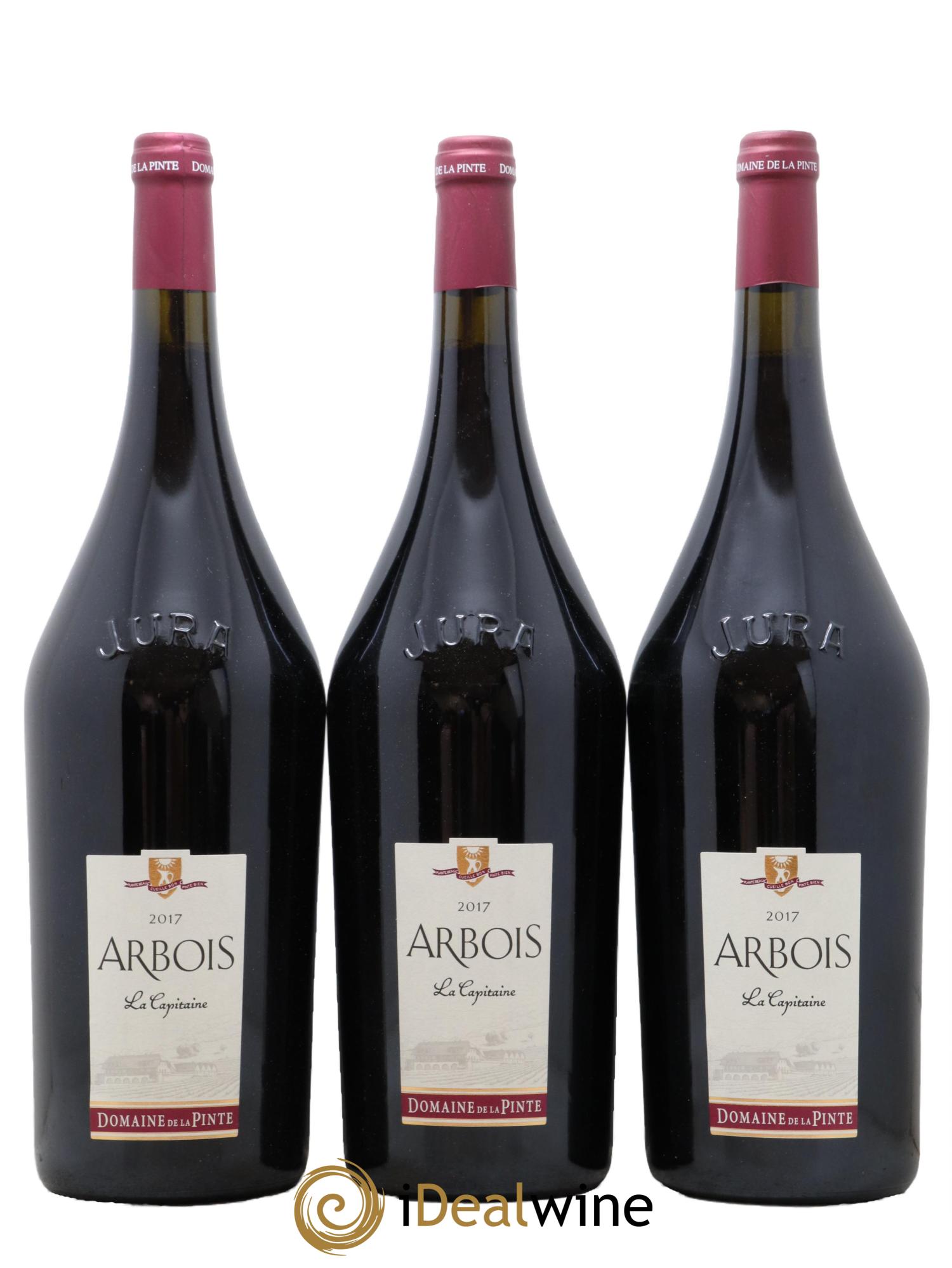 Arbois La Capitaine Domaine de la Pinte 2017 - Lot de 3 magnums - 0