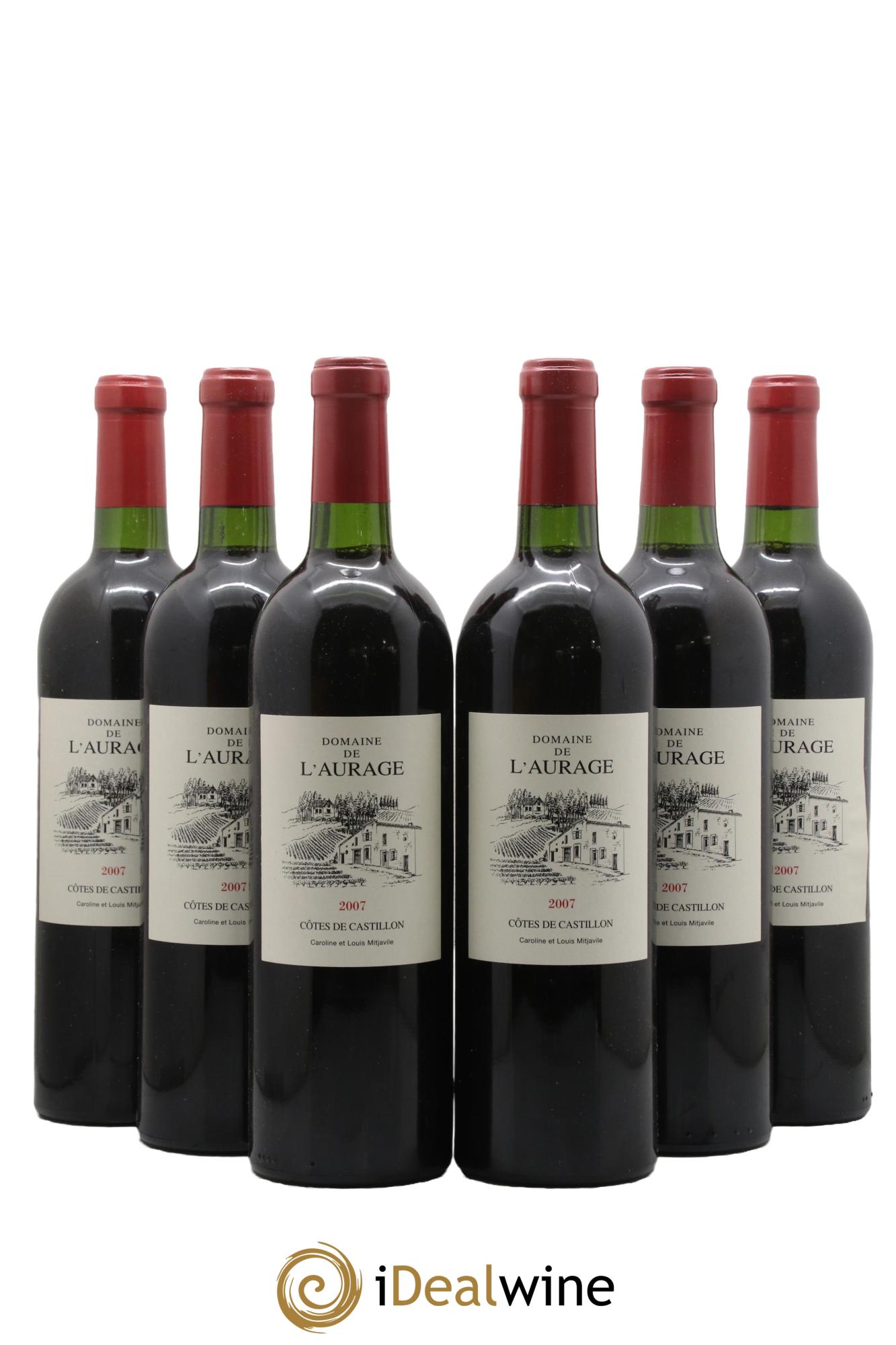 L'Aurage 2007 - Lot de 6 bouteilles - 0