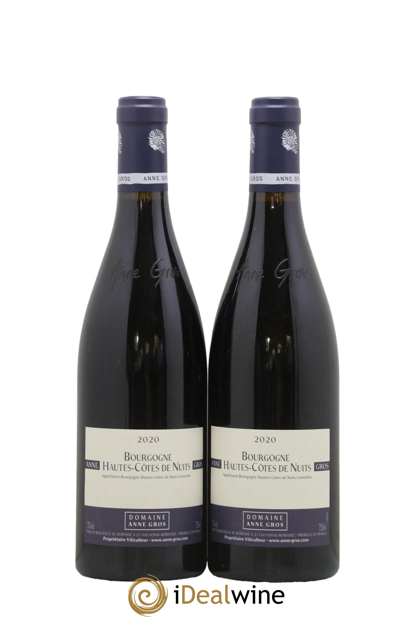 Hautes-Côtes de Nuits Anne Gros 2020 - Lot de 2 bouteilles - 0