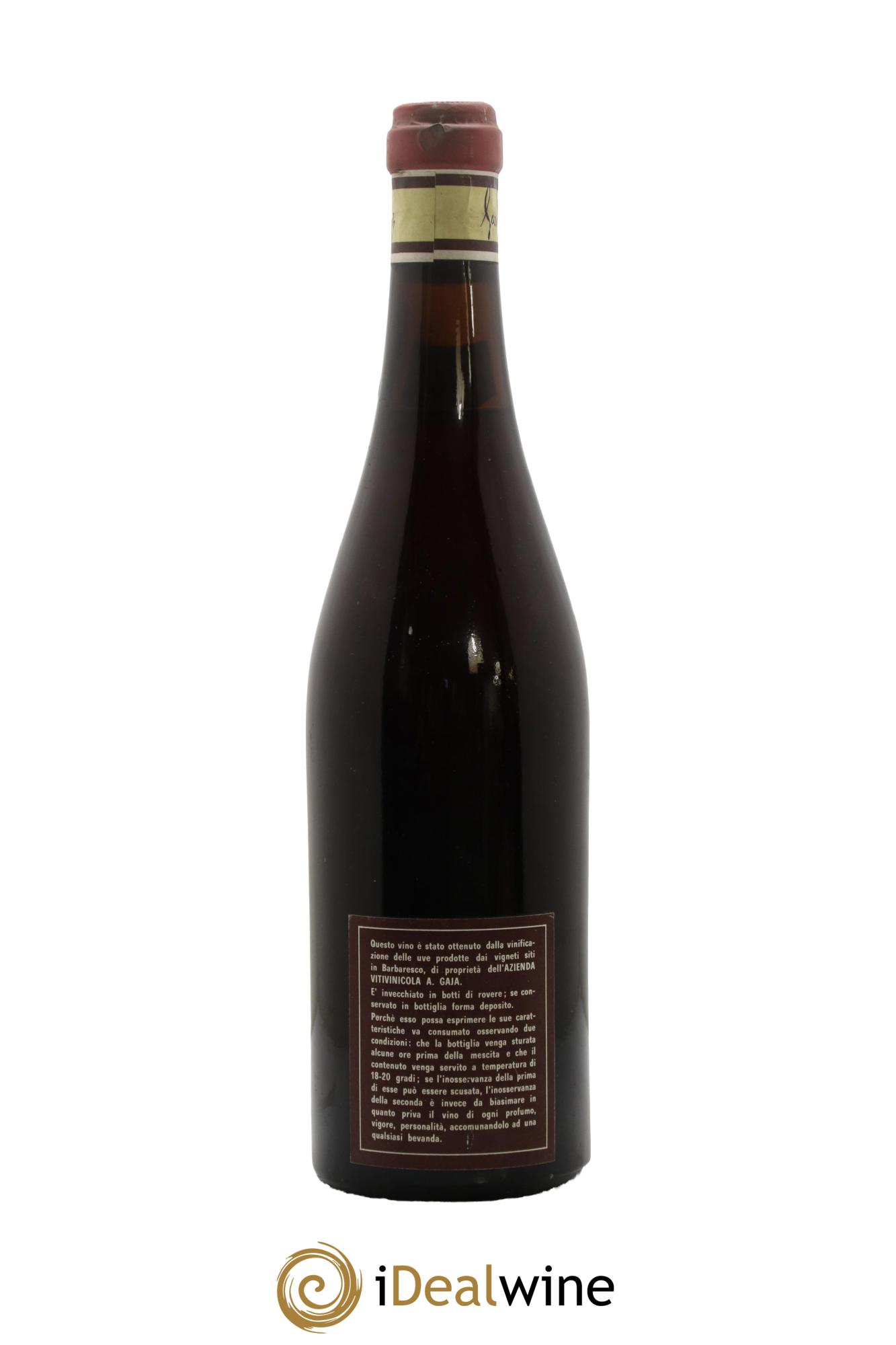 Barbaresco DOCG Angelo Gaja 1965 - Lot of 1 bottle - 1