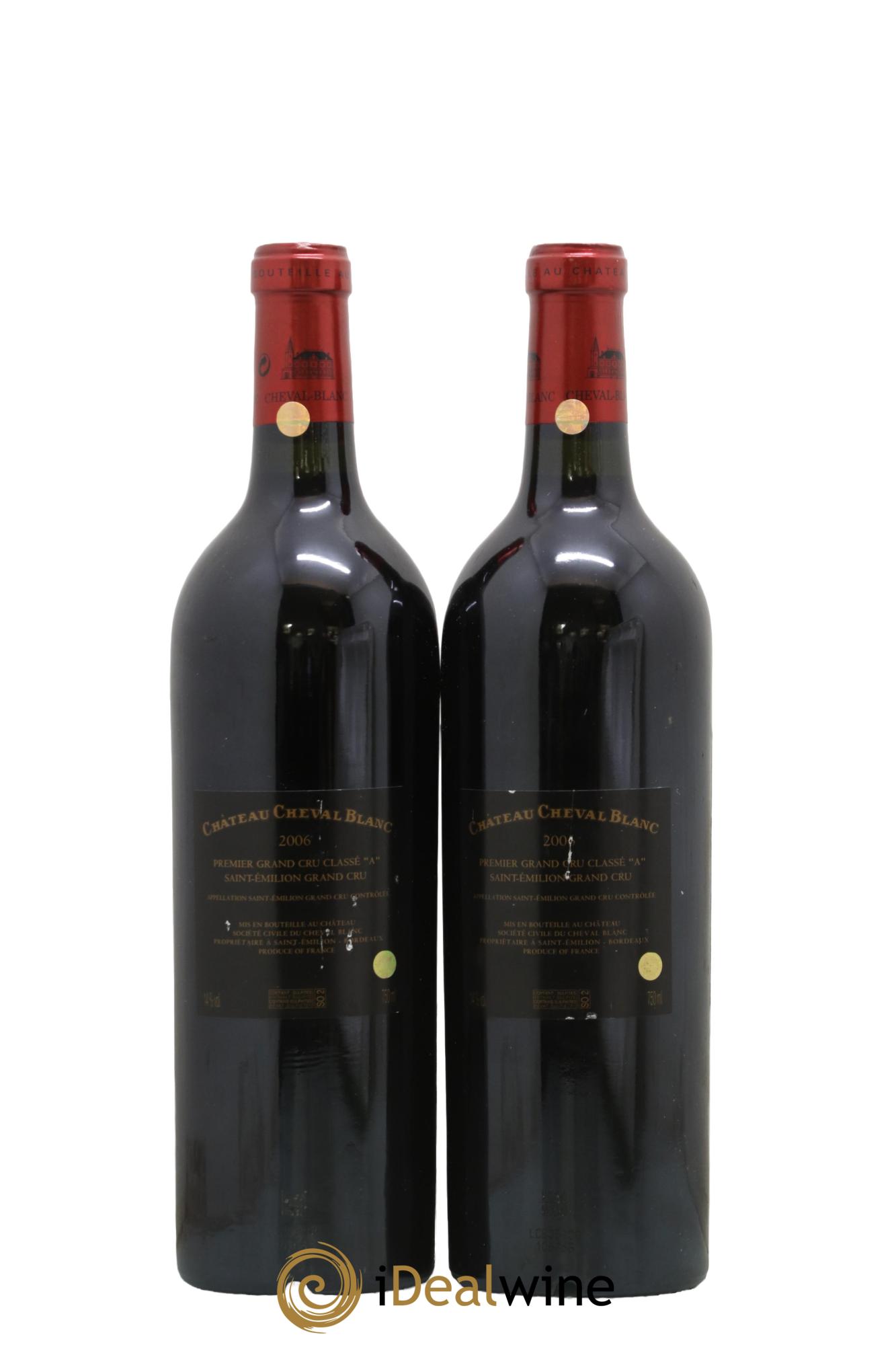 Château Cheval Blanc 1er Grand Cru Classé A 2006 - Lot of 2 bottles - 1