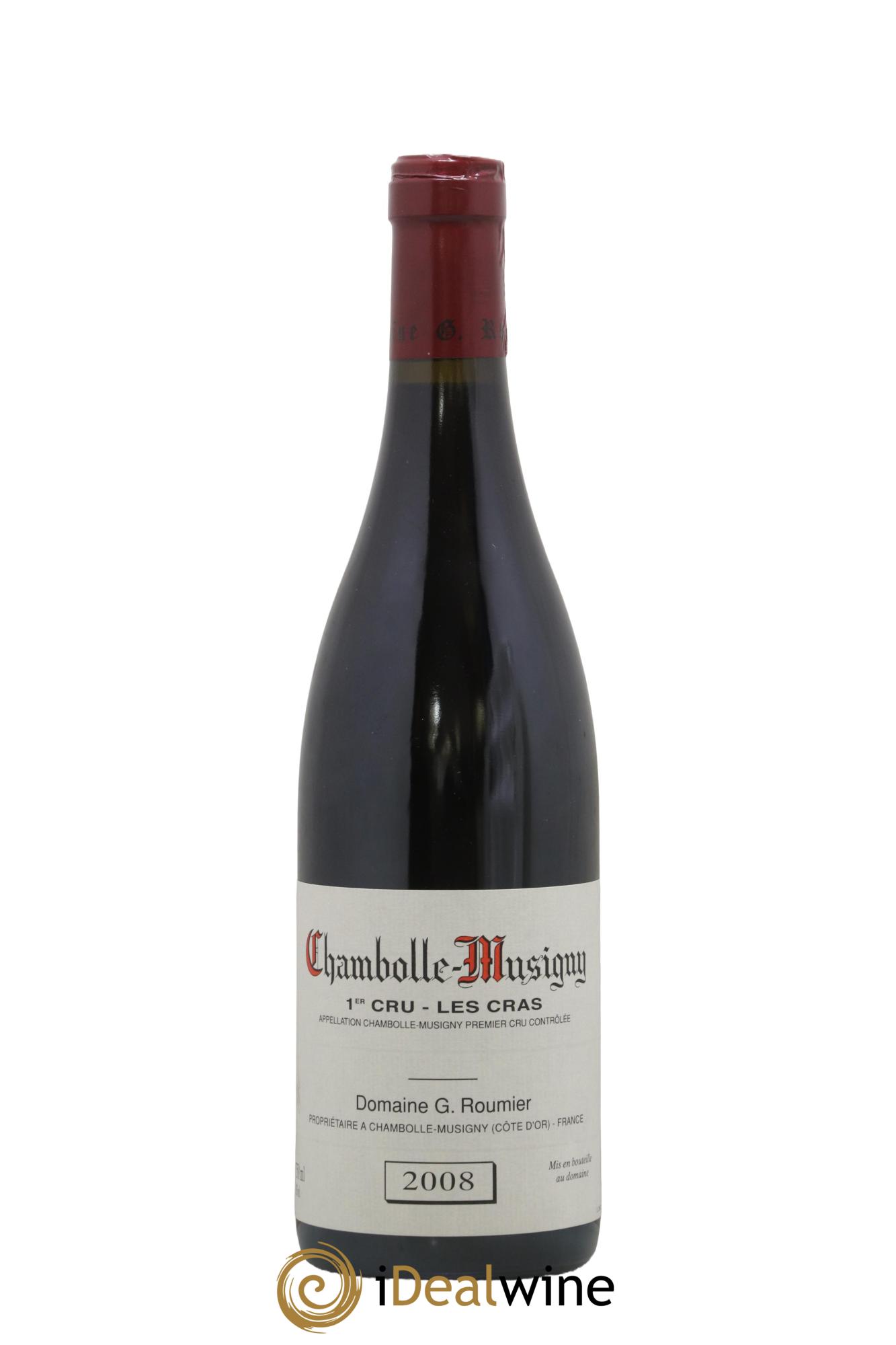 Chambolle-Musigny 1er Cru Les Cras Georges Roumier (Domaine) 2008 - Lot de 1 bouteille - 0