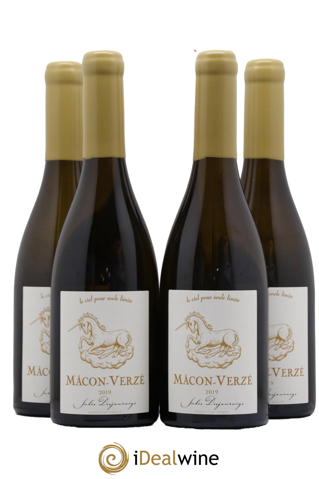 Mâcon-Verzé Jules Desjourneys 2019 - Lot de 4 bouteilles - 0