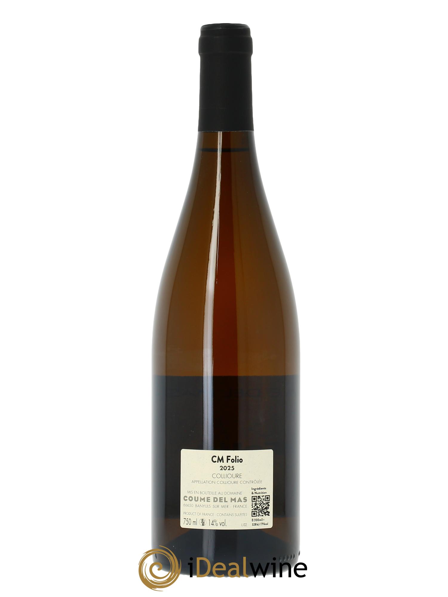 Collioure Coume del Mas Folio  2025 - Lot of 1 bottle - 1