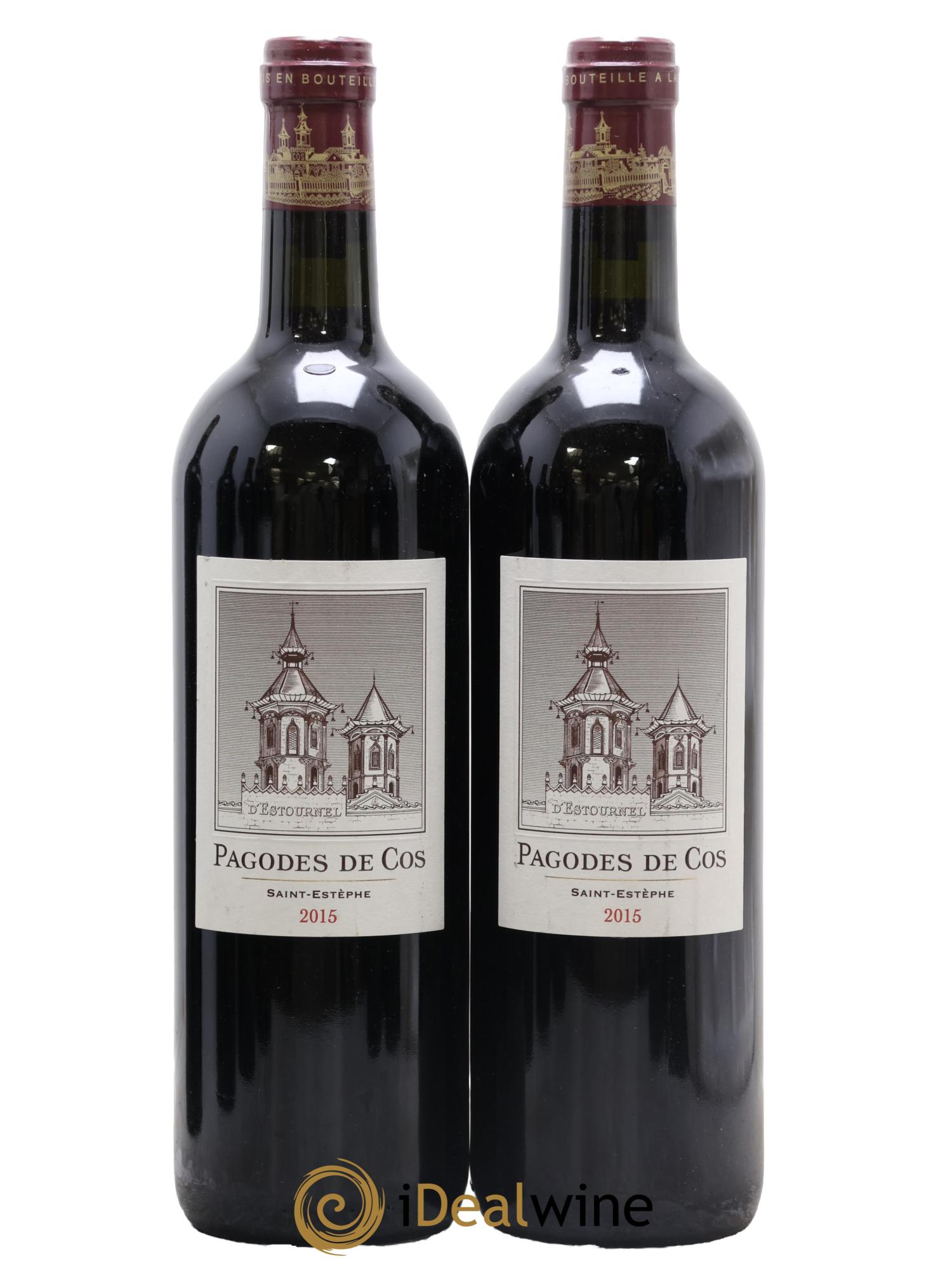 Les Pagodes de Cos Second Vin 2015 - Posten von 2 Flaschen - 0