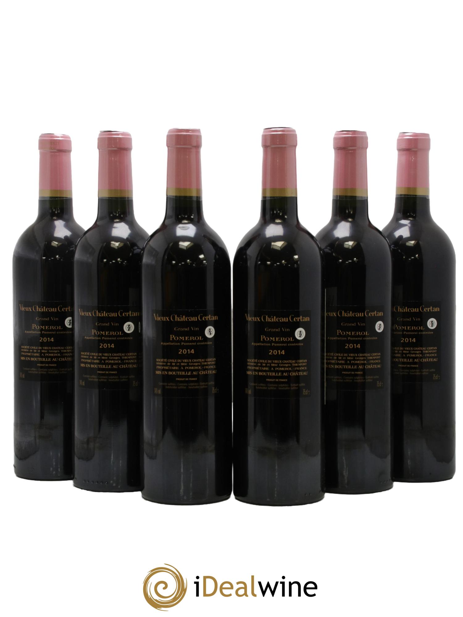 Vieux Château Certan 2014 - Lot of 6 bottles - 1