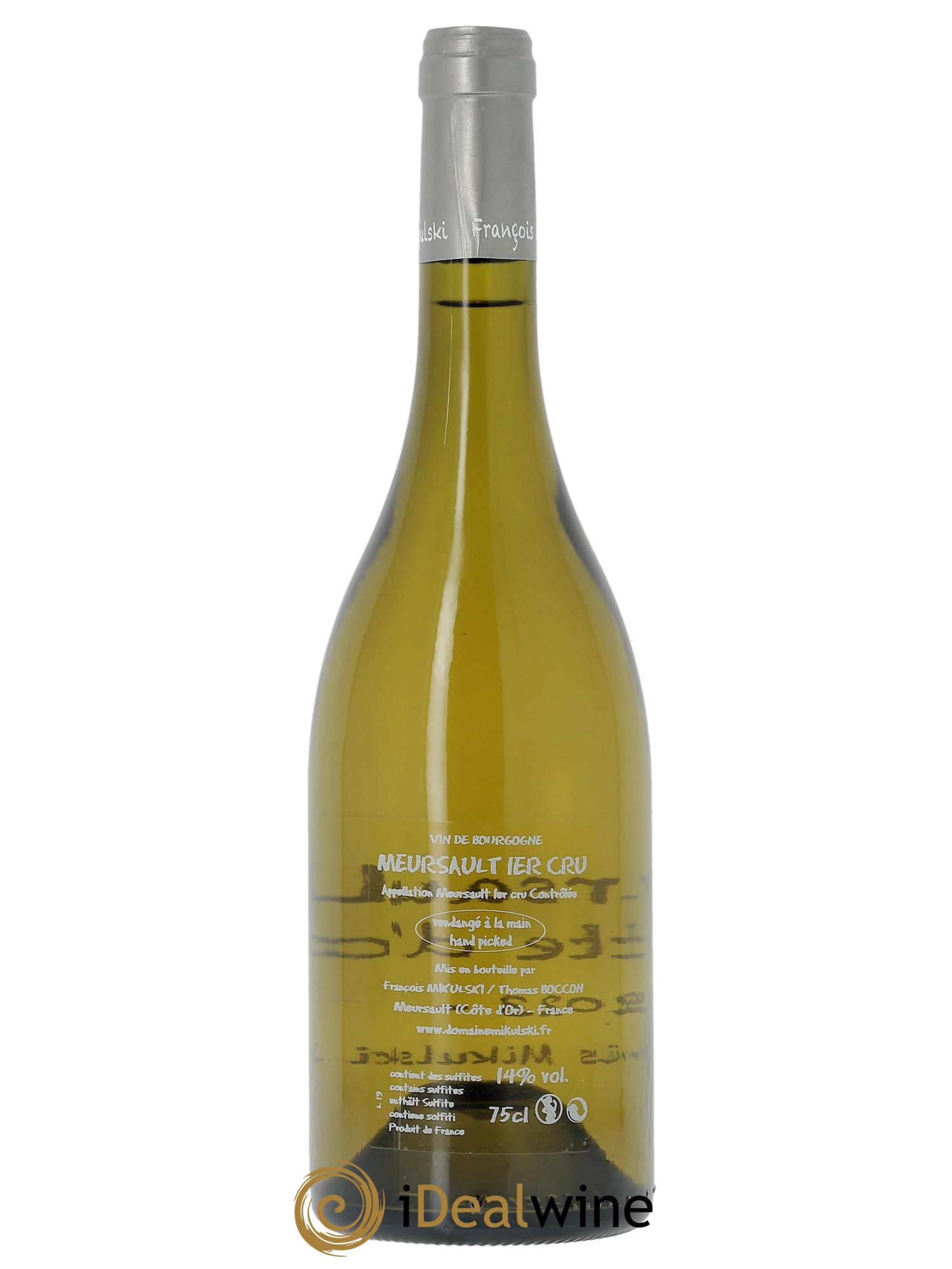 Meursault 1er Cru Goutte d'Or François Mikulski 2023 - Lot de 1 bouteille - 1