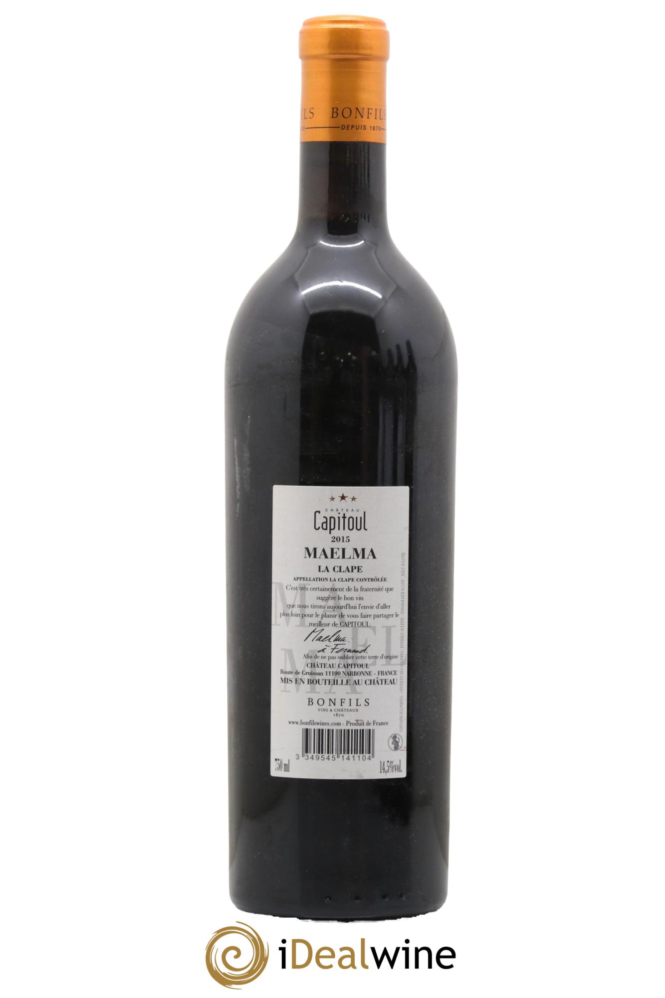 Coteaux du Languedoc La Clape Maelma Capitoul 2015 - Posten von 1 Flasche - 1