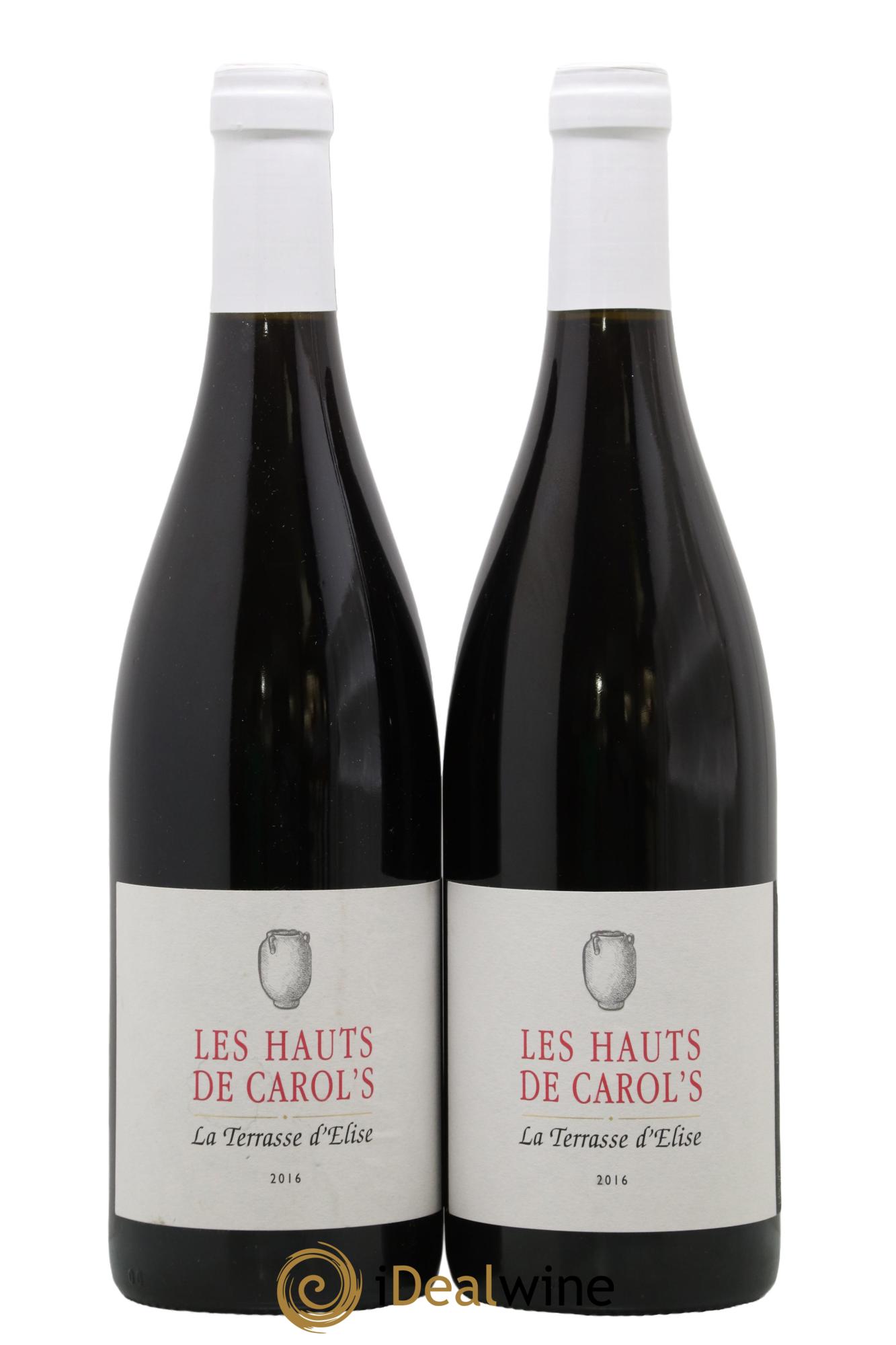 Pays d'Hérault Les Hauts de Carol's Terrasse d'Elise (Domaine de la) 2016 - Lot de 2 bouteilles - 0