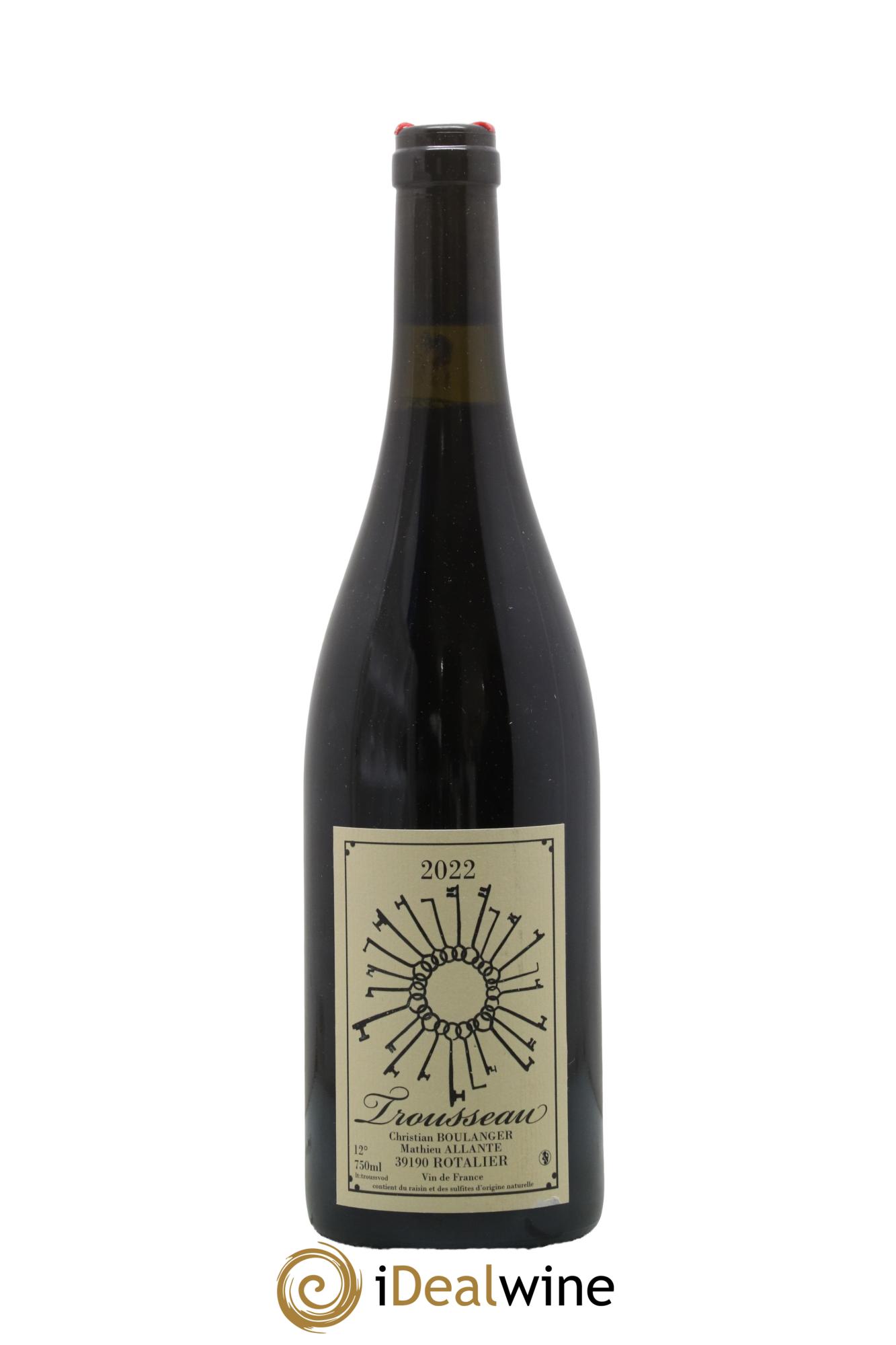 Vin de France Trousseau Domaine Allante et Boulanger 2022 - Lot de 1 bouteille - 0