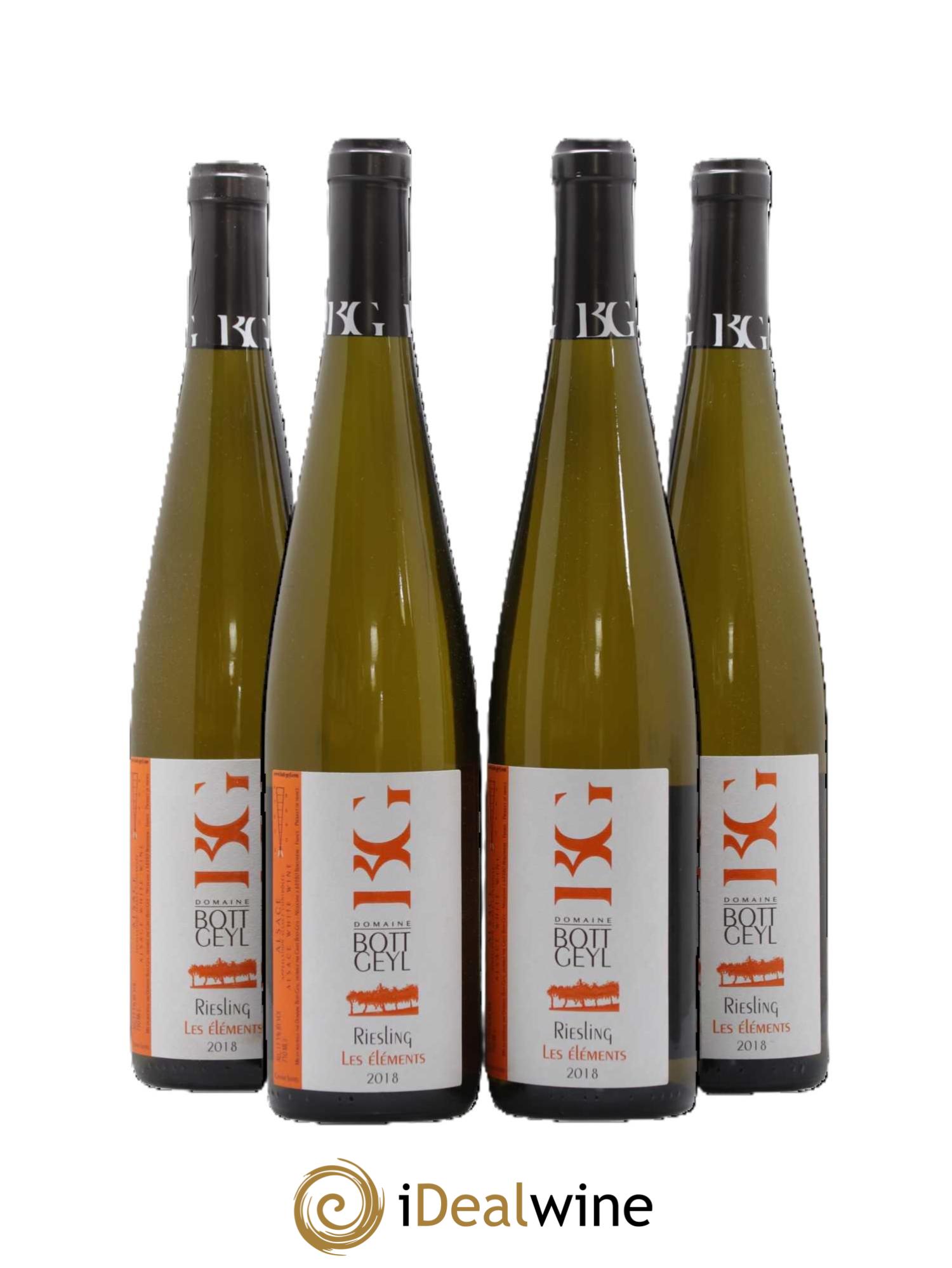 Alsace Riesling Les Eléments Bott-Geyl (Domaine)  2018 - Lot de 2 bouteilles - 1