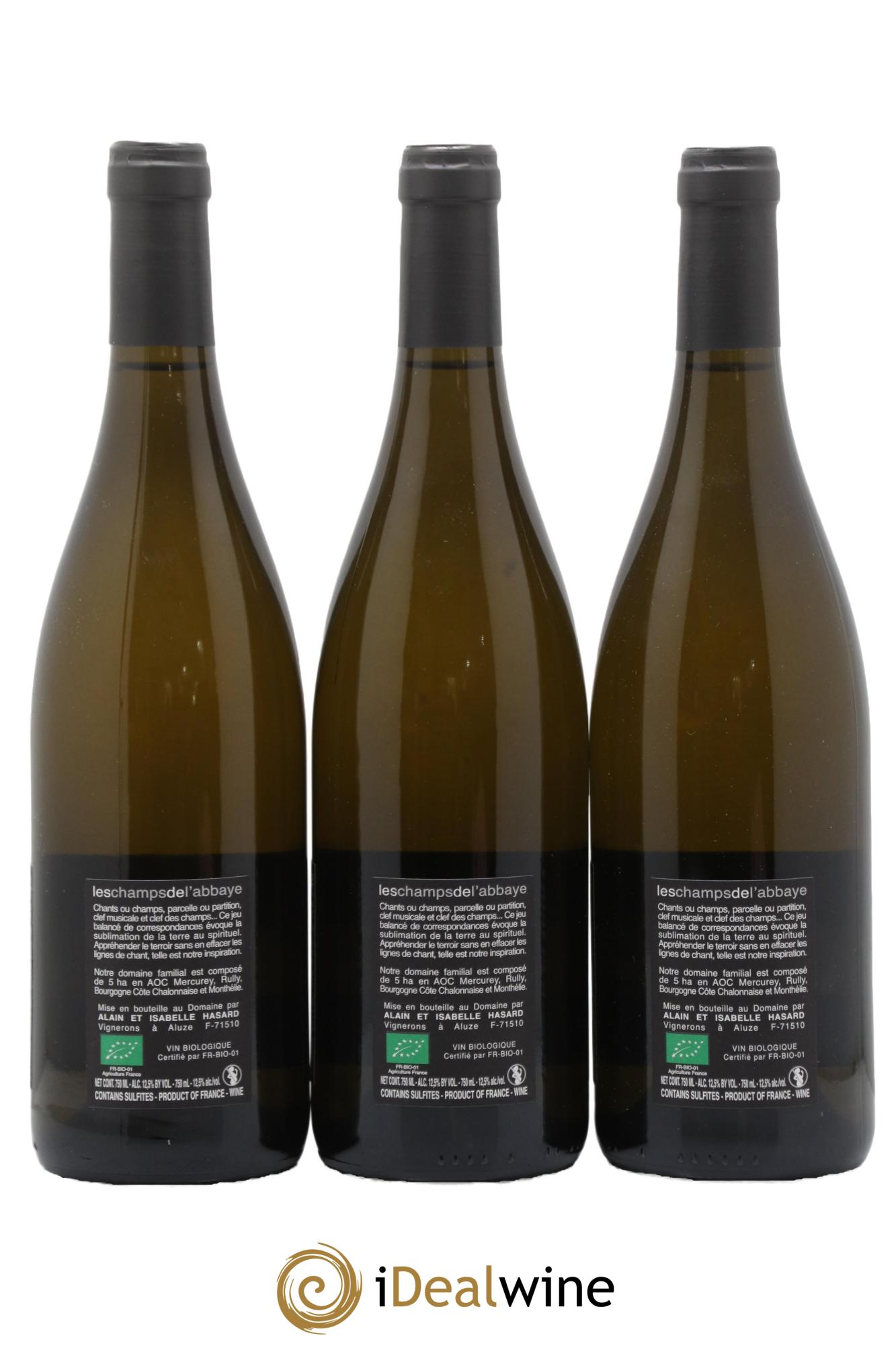 Bourgogne Côte Chalonnaise Les Amourettes Les Champs De L'Abbaye 2022 - Lot de 3 bouteilles - 1