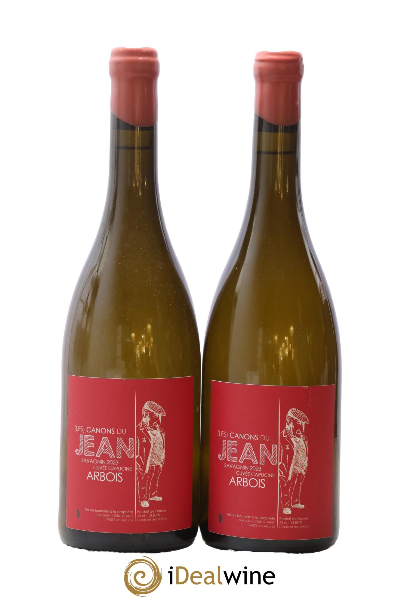 Arbois Savagnin Cuvée Capucine Julien Crinquand Les Canons du Jean 2023 - Lot de 2 bouteilles - 0