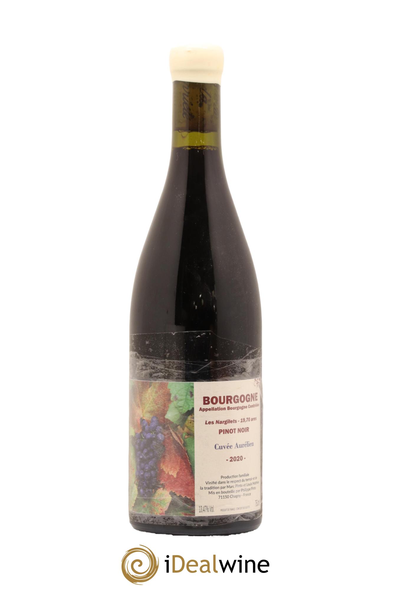 Bourgogne Aurelien Les Nargilets Marc Pinto et Louis Mathieu 2020 - Lot de 1 bouteille - 0