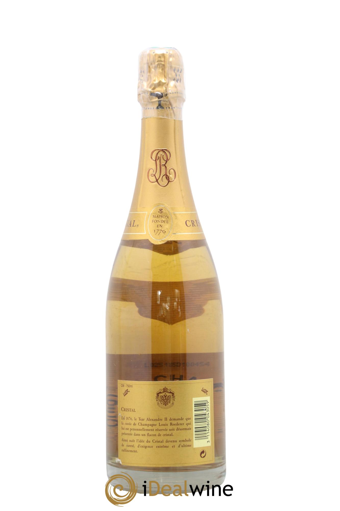 Cristal Louis Roederer 1996 - Lot de 1 bouteille - 1