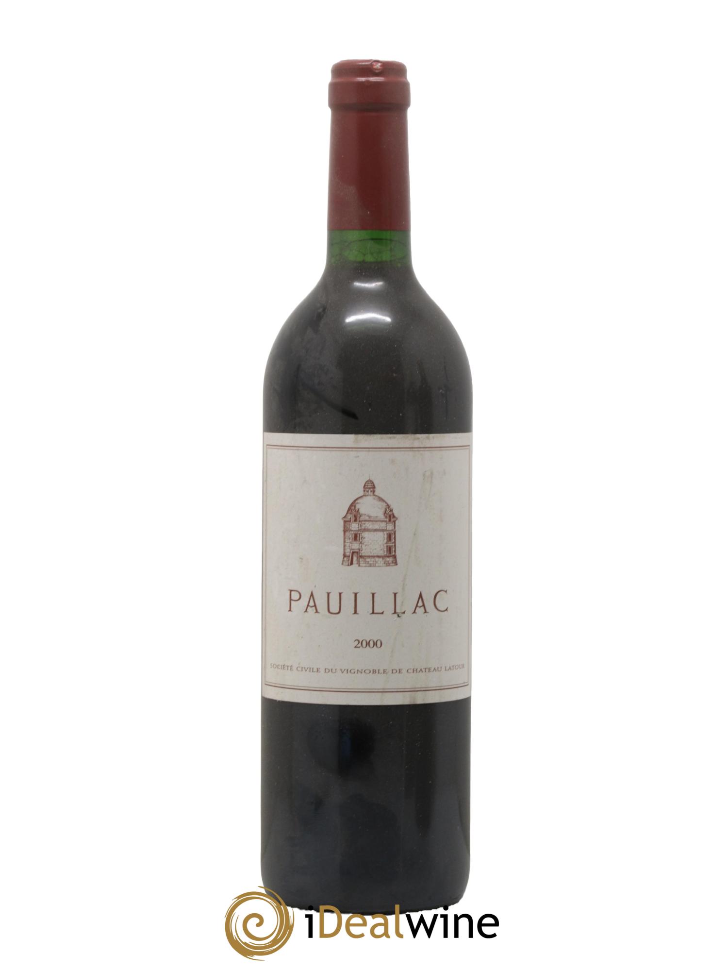 Pauillac de Château Latour 2000 - Lot de 1 bouteille - 0