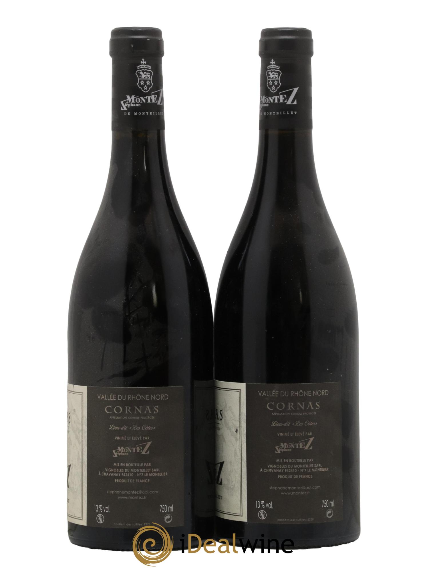 Cornas Les Cotes Domaine Montez 2015 - Lot de 2 bouteilles - 1