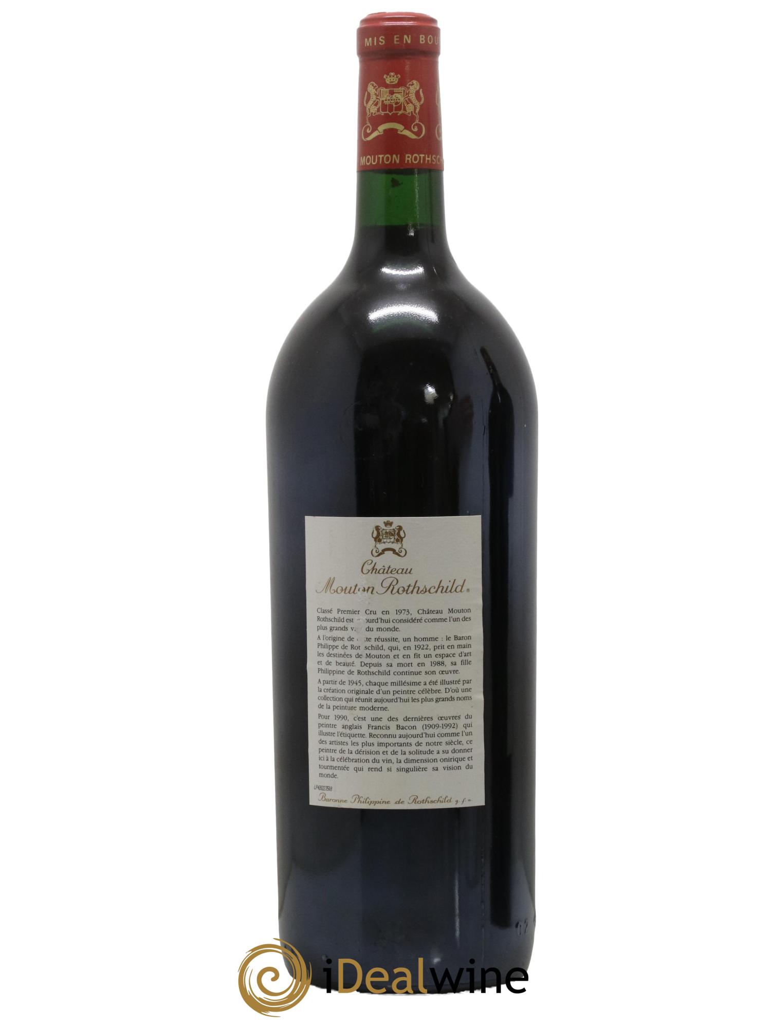 Château Mouton Rothschild 1er Grand Cru Classé 1990 - Lot of 1 magnum - 1
