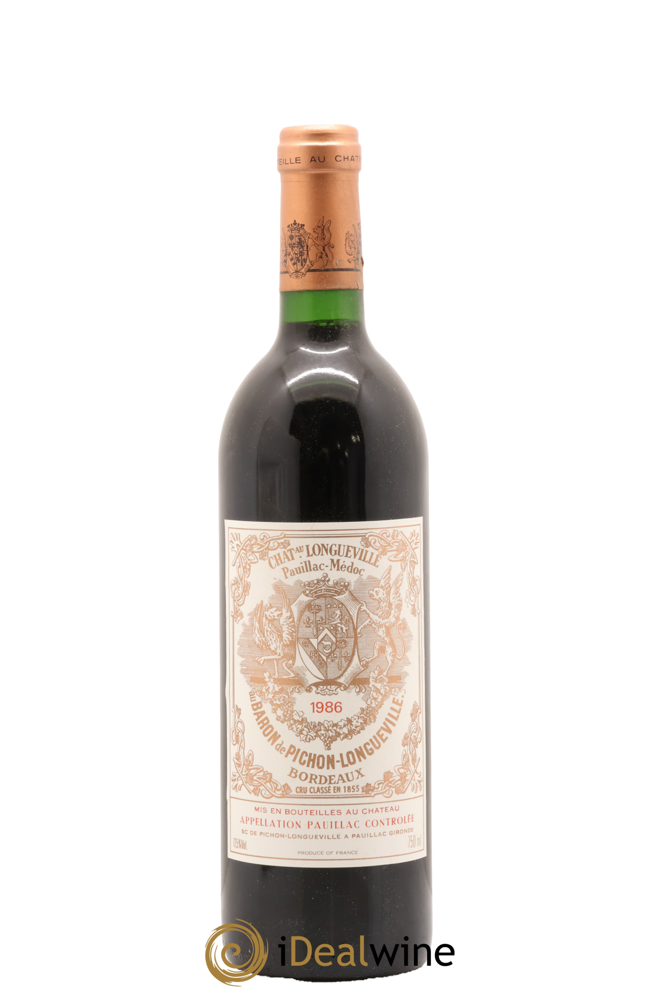 Pichon Longueville Baron 2ème Grand Cru Classé 1986 - Lot of 1 bottle - 0