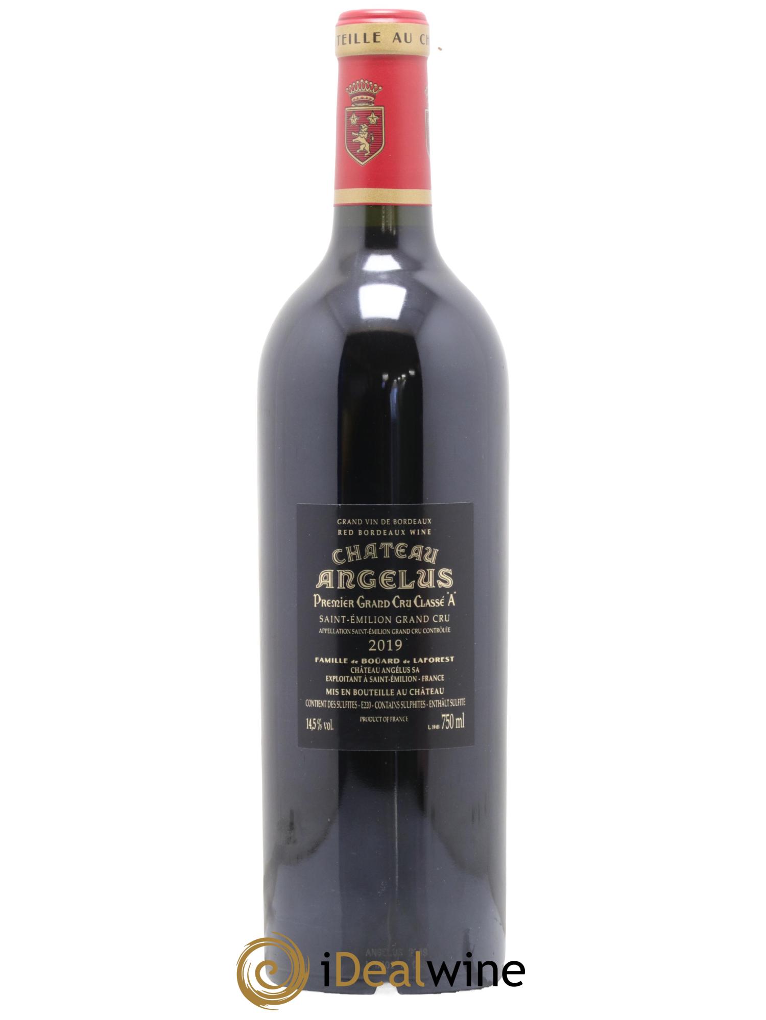 Château Angélus 1er Grand Cru Classé A 2019 - Lot of 1 bottle - 1
