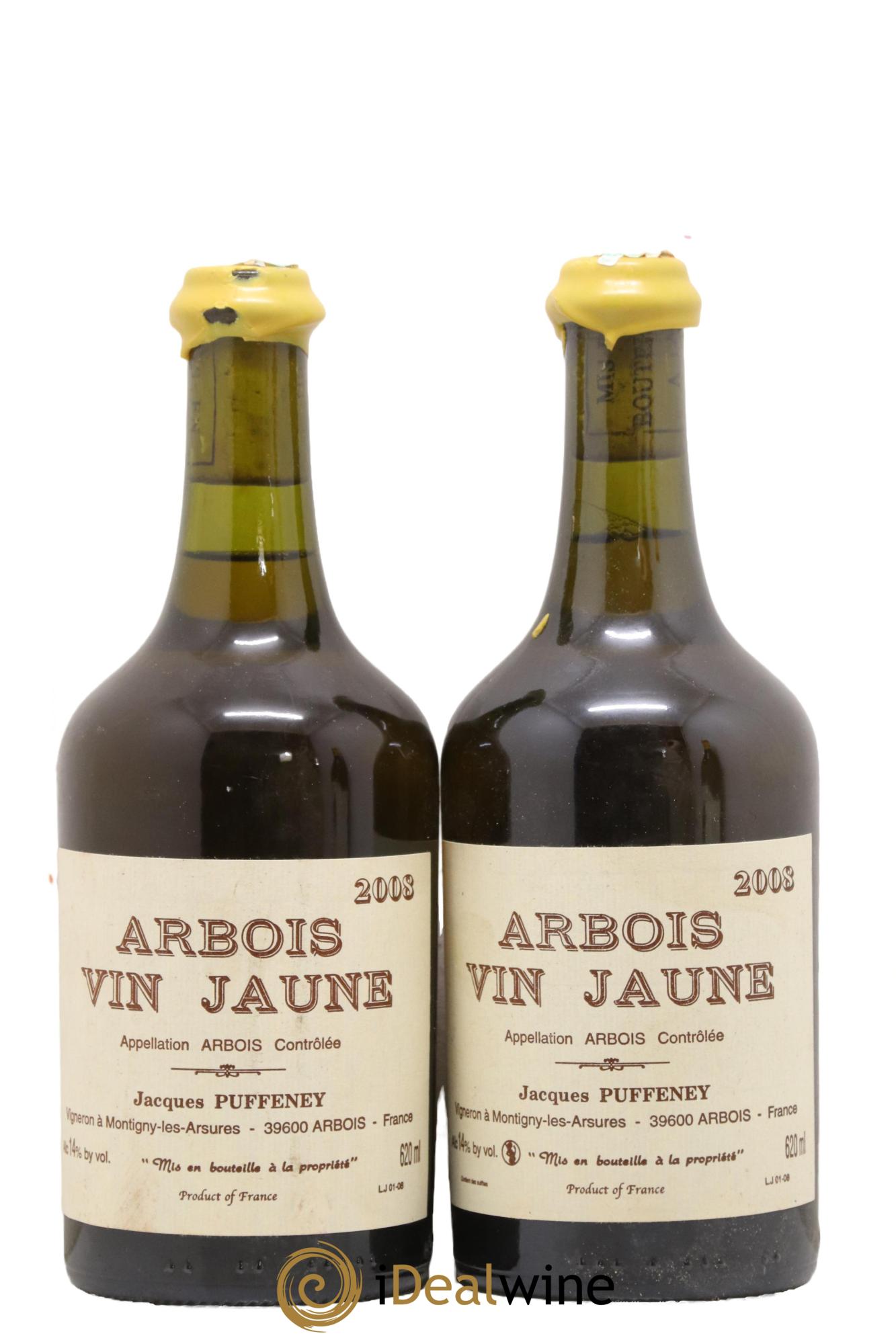 Arbois Vin Jaune Jacques Puffeney 2008 - Lot de 2 clavelins - 0