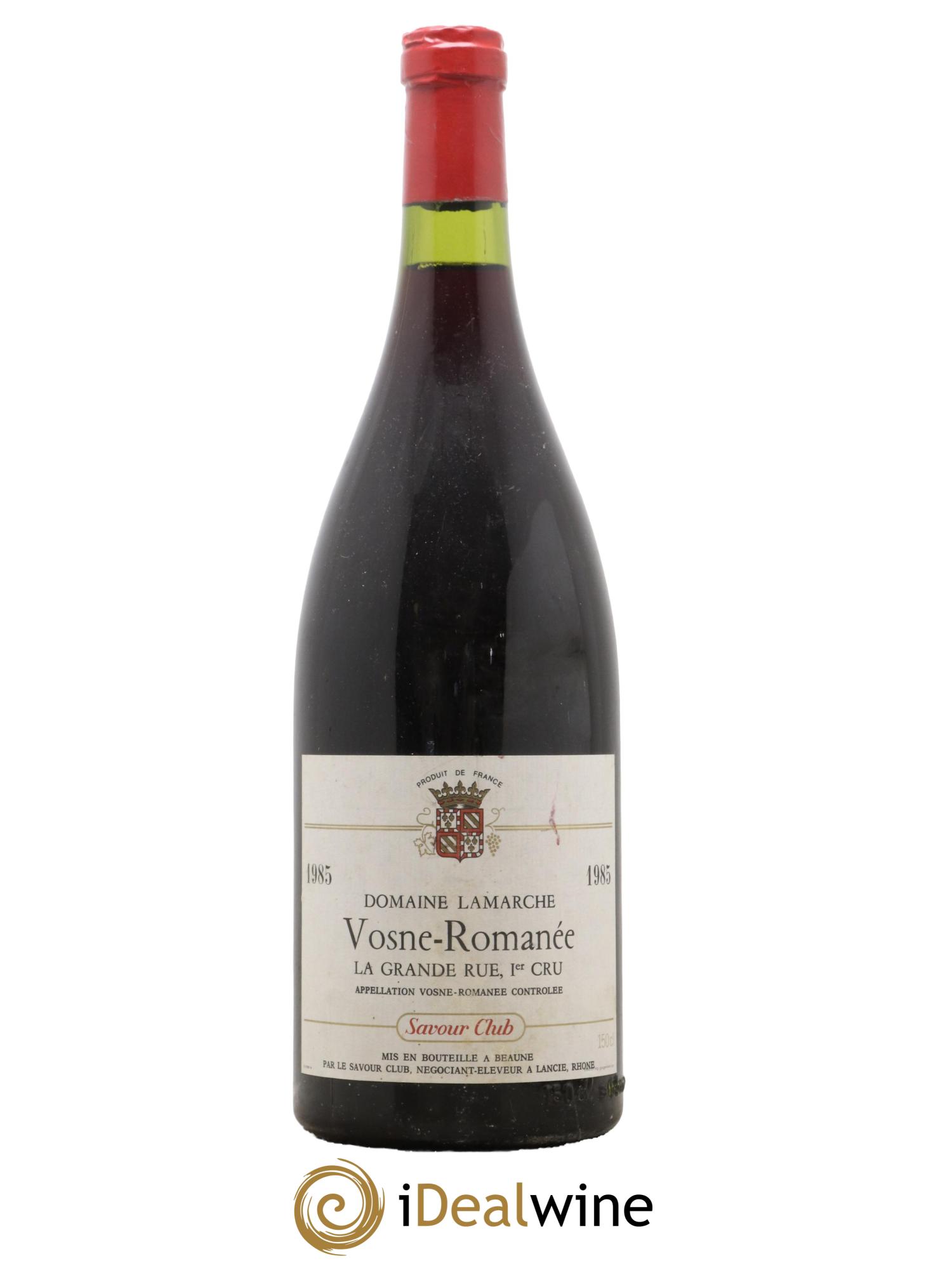 Vosne-Romanée 1er Cru Grande Rue Lamarche Savour Club 1985 - Lot de 1 magnum - 0