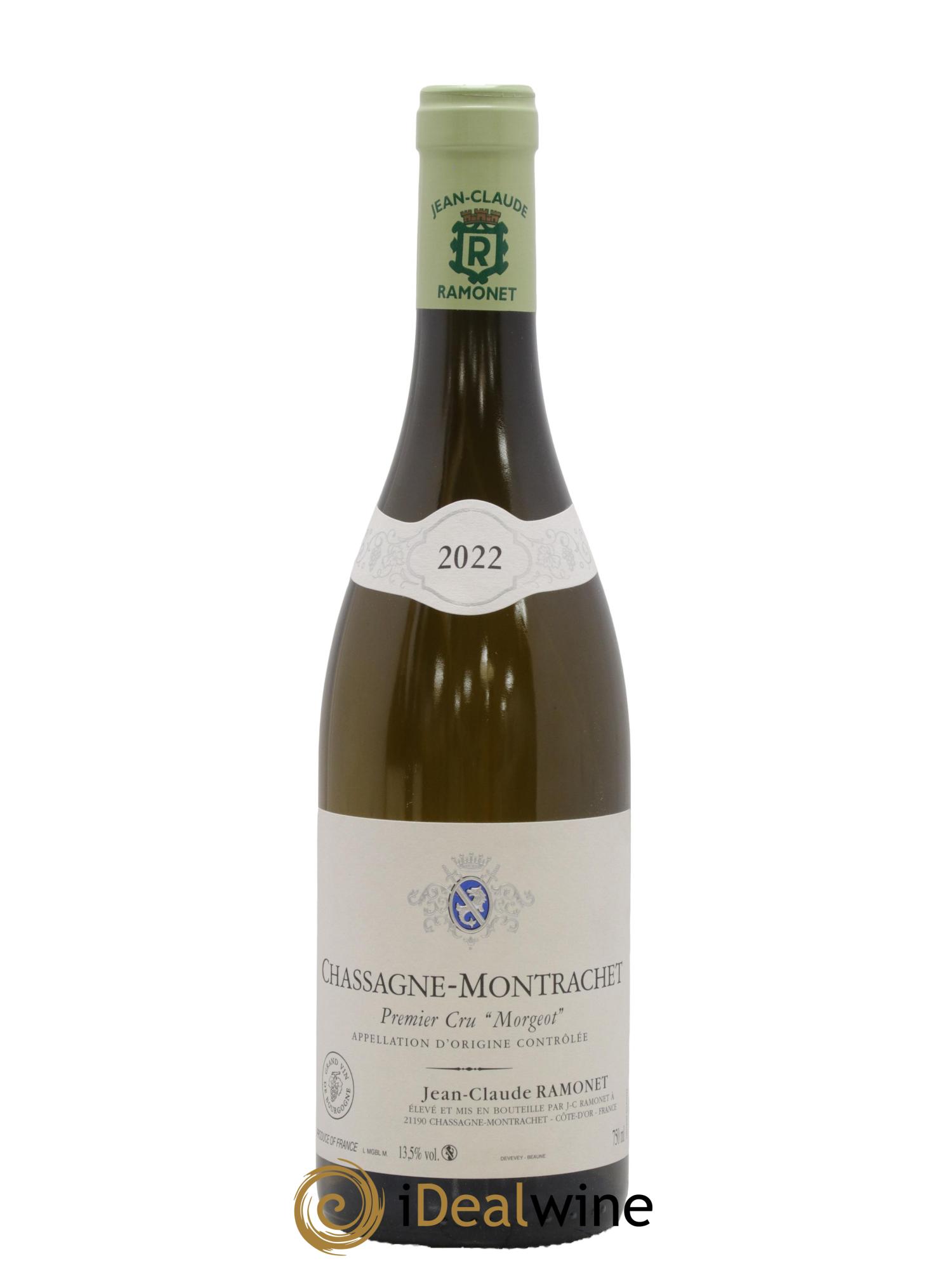 Chassagne-Montrachet 1er Cru Morgeot Ramonet (Domaine) 2022 - Lot of 1 bottle - 0