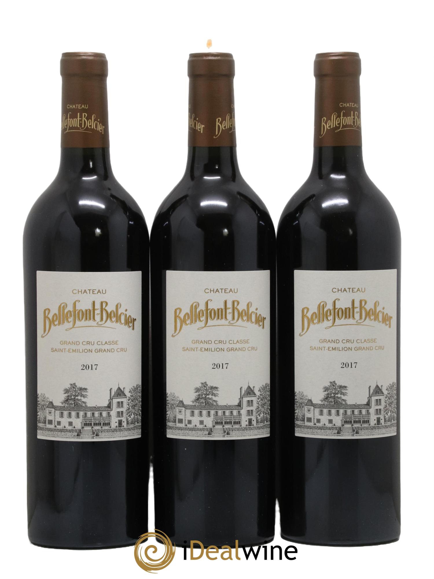 Château Bellefont-Belcier Grand Cru Classé 2017 - Lot de 3 bouteilles - 0