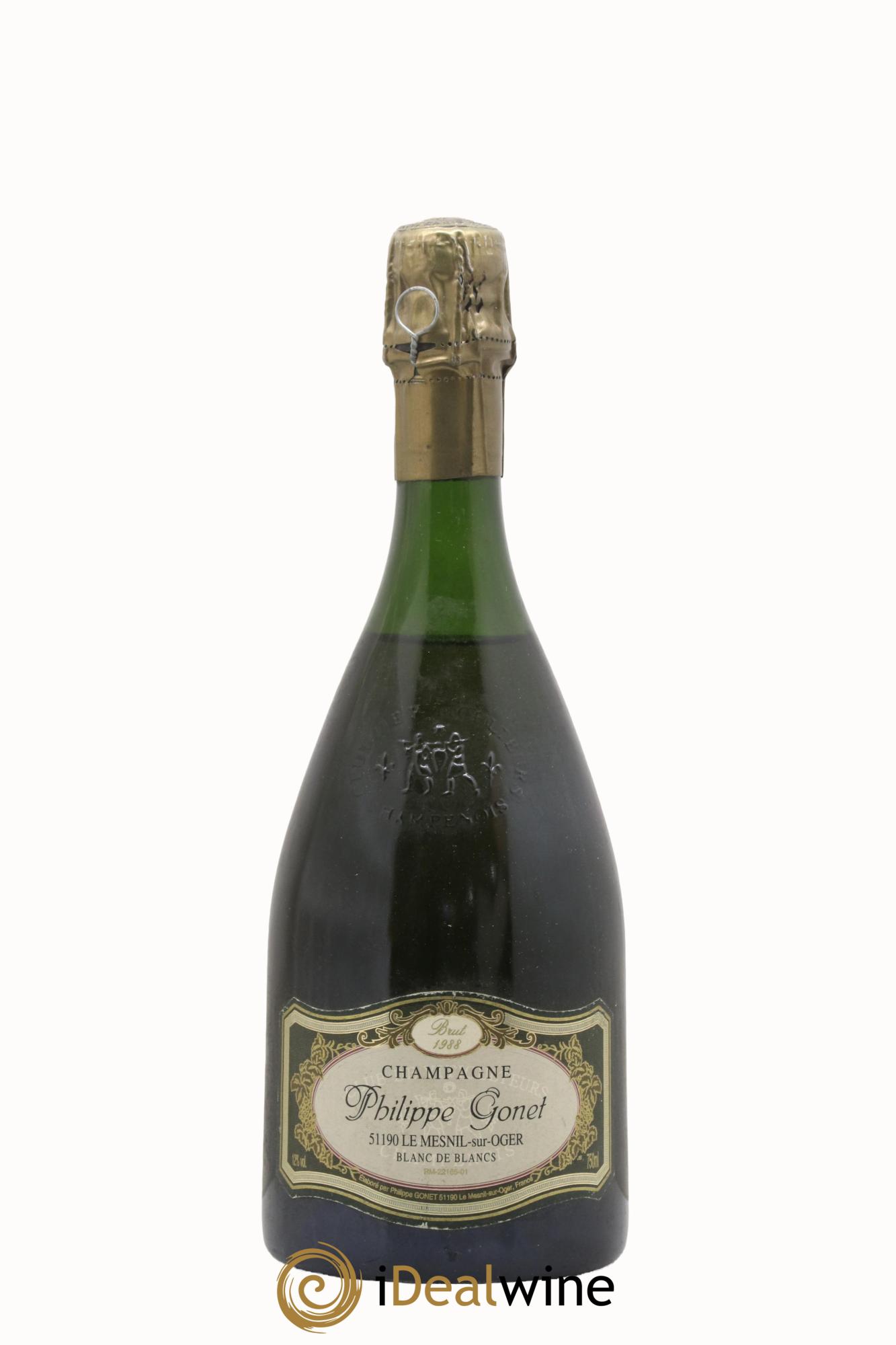 Millésimé Blanc de Blancs Grand Cru Brut Philippe Gonet 1988 - Posten von 1 Flasche - 0