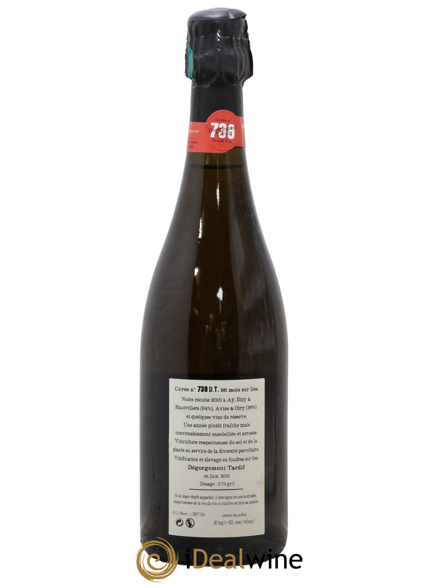 Cuvée 738 Dégorgement Tardif Extra-Brut Jacquesson - Lot de 1 bouteille - 1