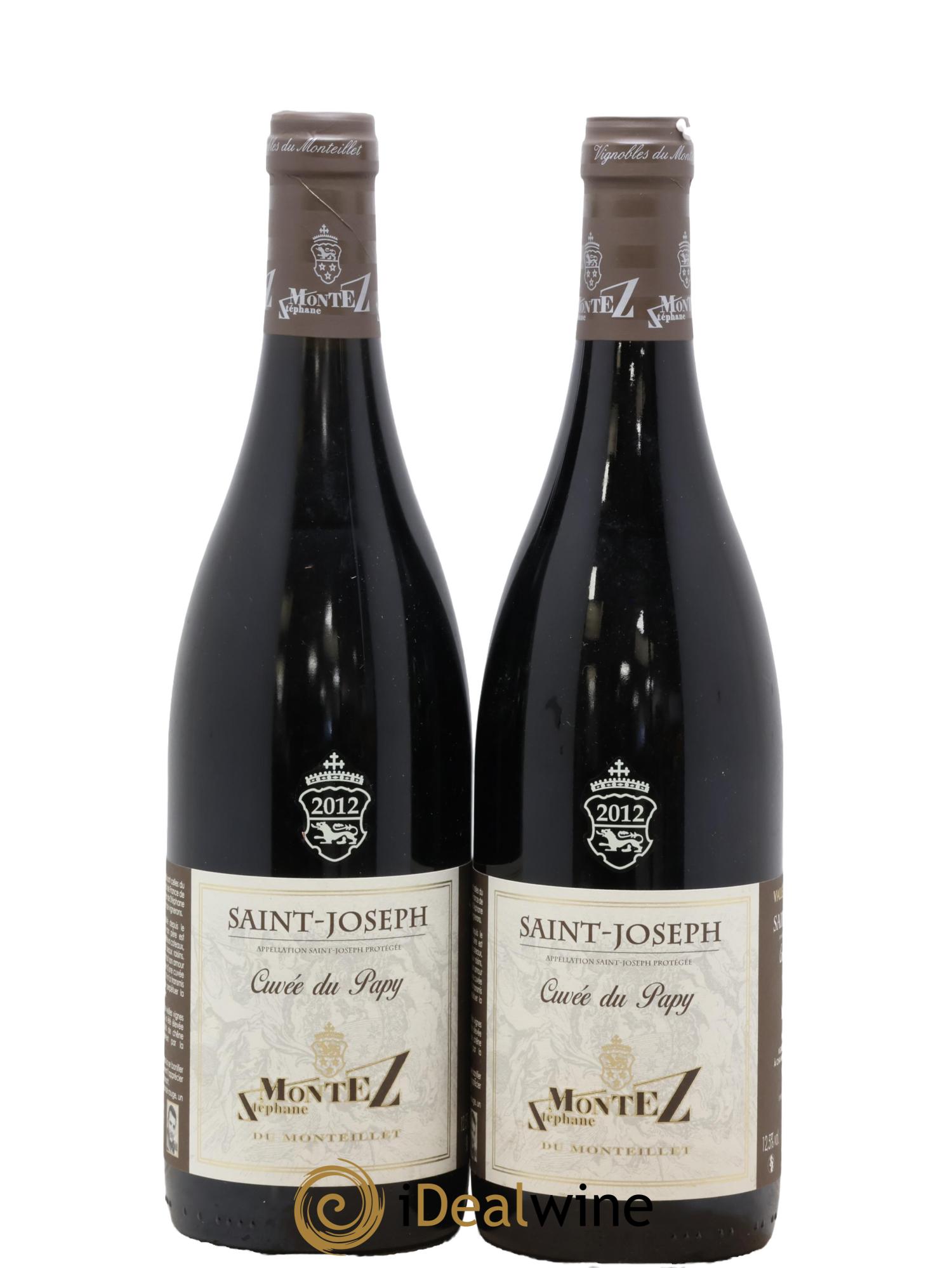 Saint-Joseph Cuvée du Papy Monteillet (Domaine du) - Stéphane Montez 2012 - Lotto di 2 bottiglie - 0