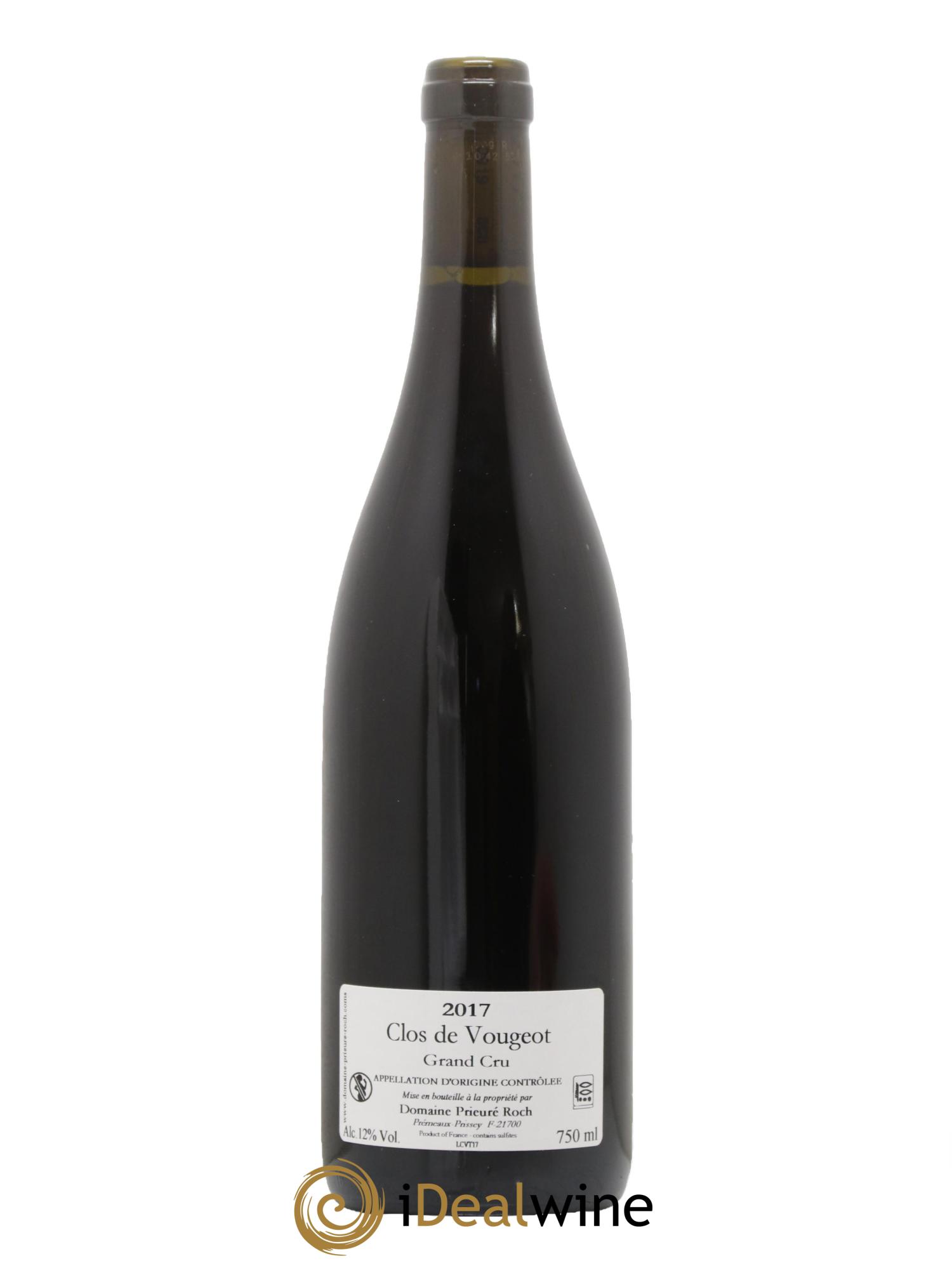 Clos de Vougeot Grand Cru Prieuré Roch 2017 - Posten von 1 Flasche - 1