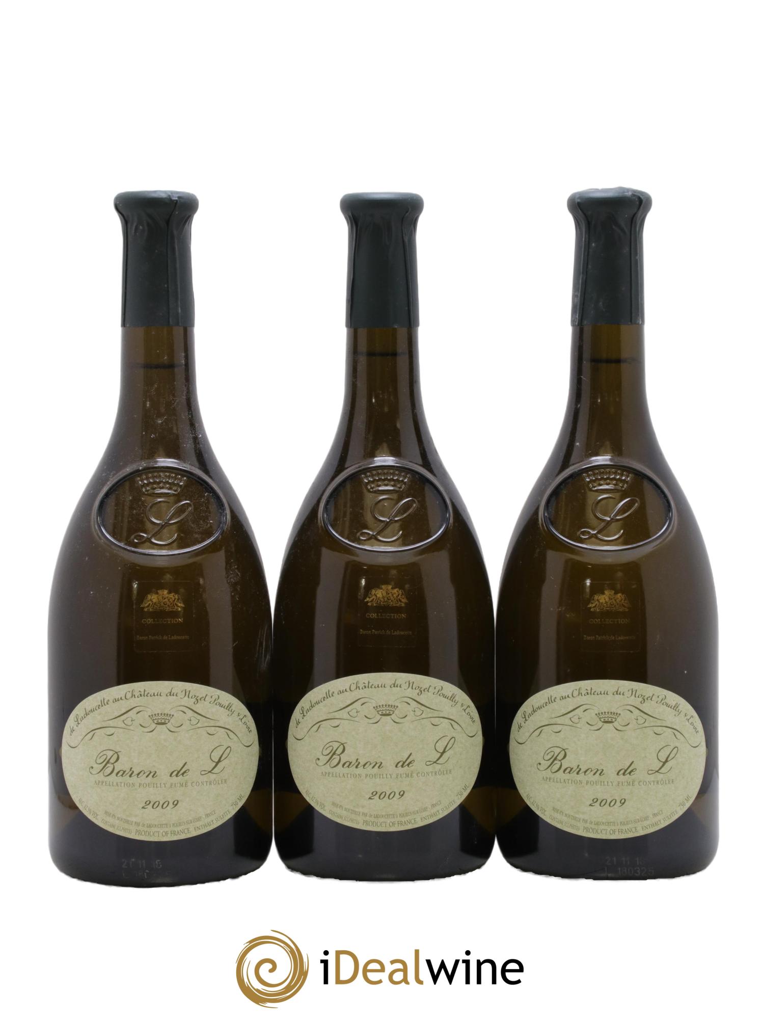 Pouilly-Fumé Baron de L Patrick de Ladoucette 2009 - Lot de 6 bouteilles - 2