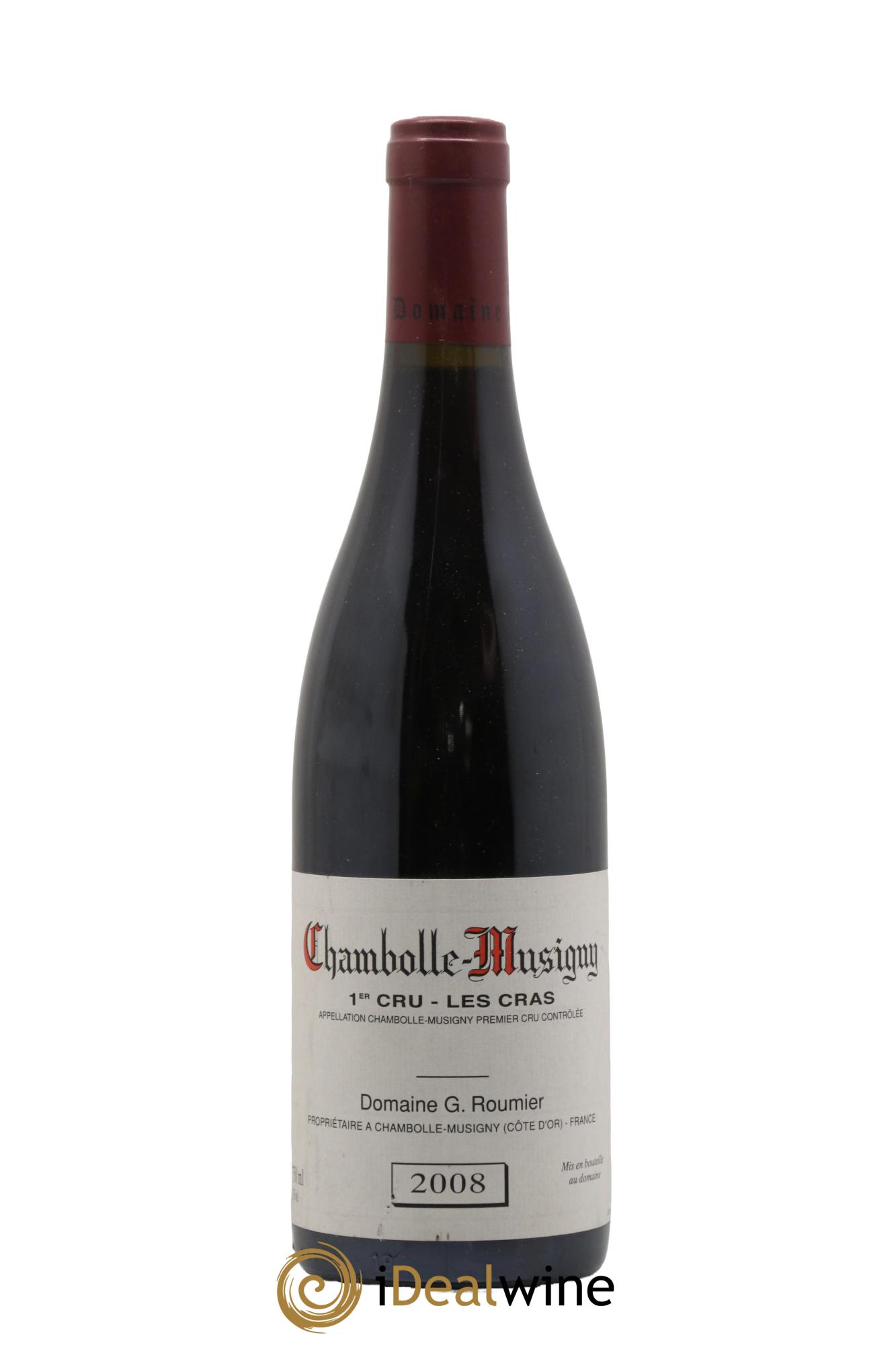 Chambolle-Musigny 1er Cru Les Cras Georges Roumier (Domaine) 2008 - Lot de 1 bouteille - 0