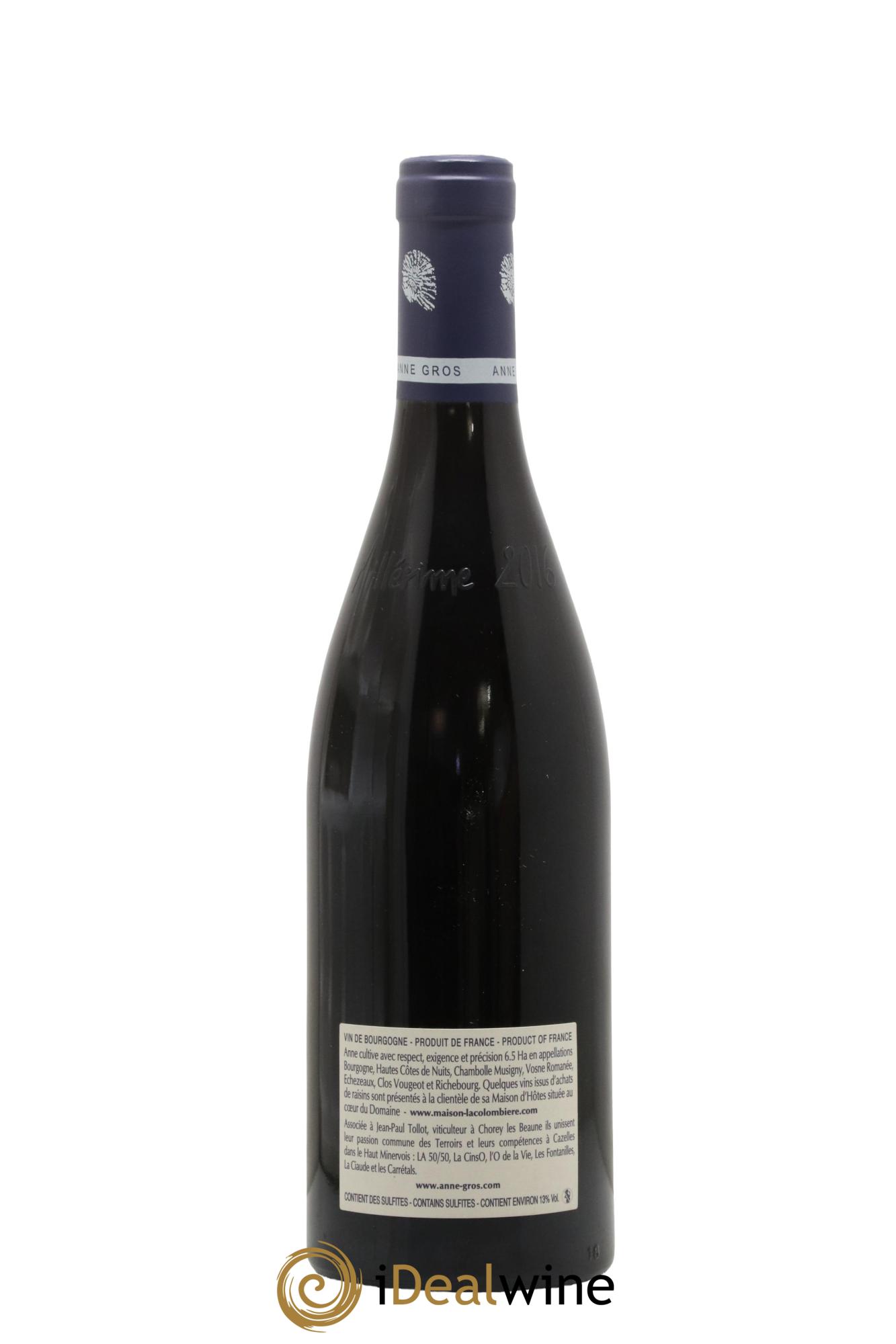 Echezeaux Grand Cru Les Loachausses Anne Gros 2016 - Lot of 1 bottle - 1