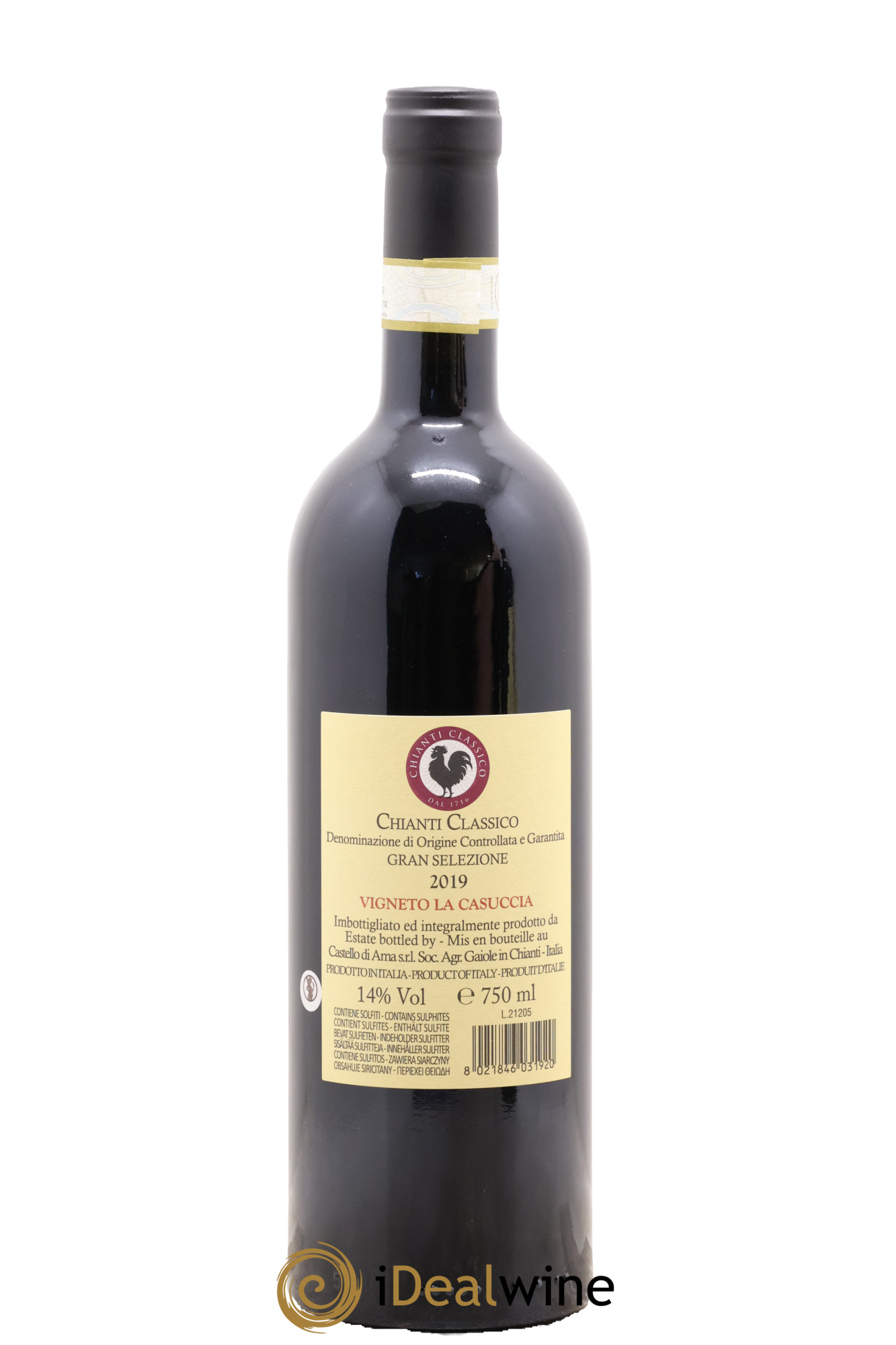Chianti Classico Castello di Ama DOCG Gran Selezione Vigneto La Casuccia 2019 - Lot de 1 bouteille - 1