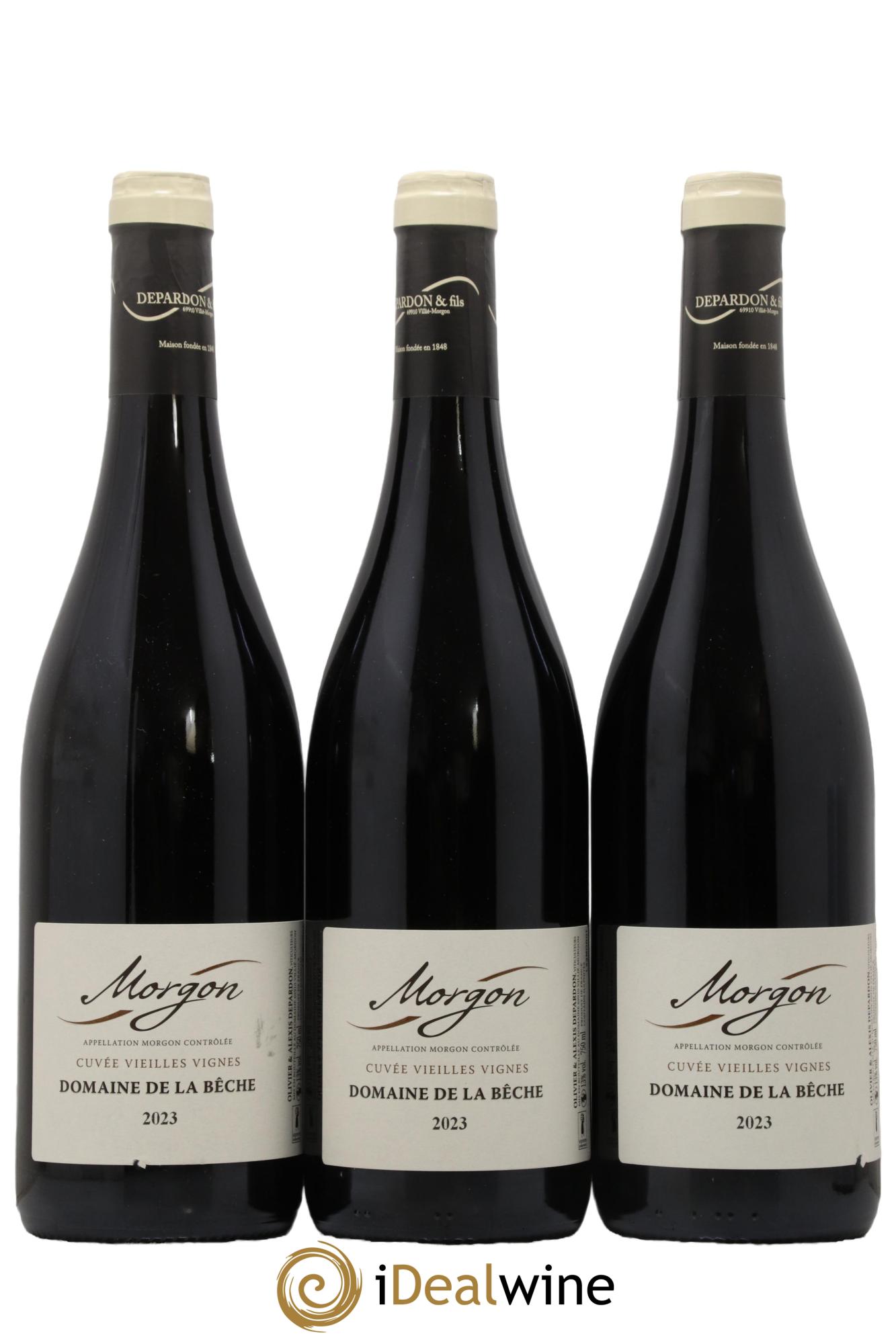 Morgon Vieilles Vignes Domaine de la Bêche 2023 - Lot de 3 bouteilles - 0