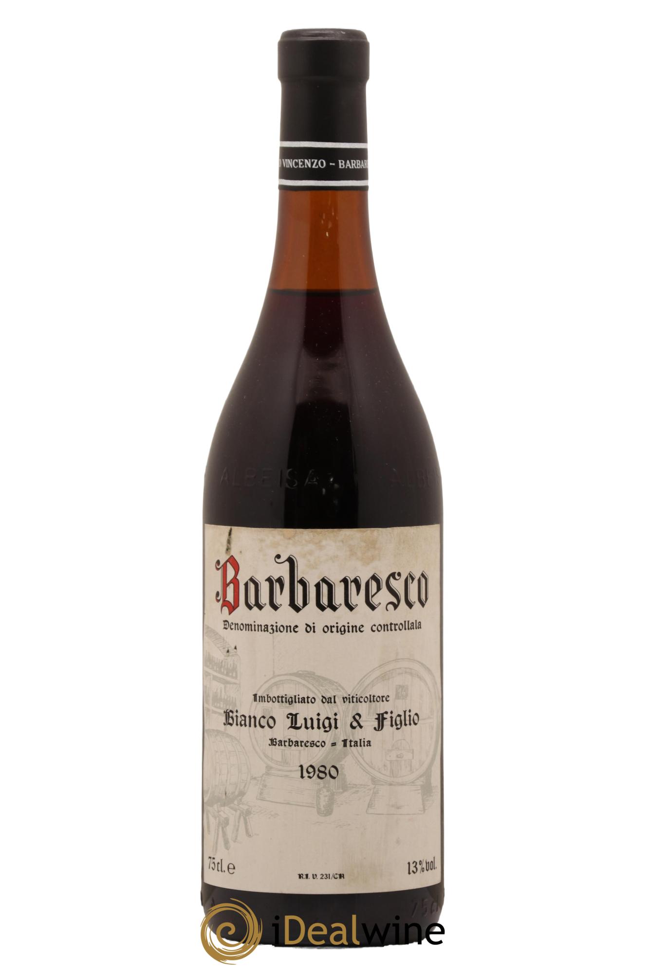 Barbaresco DOCG Bianco Luigi 1980 - Lot of 1 bottle - 0