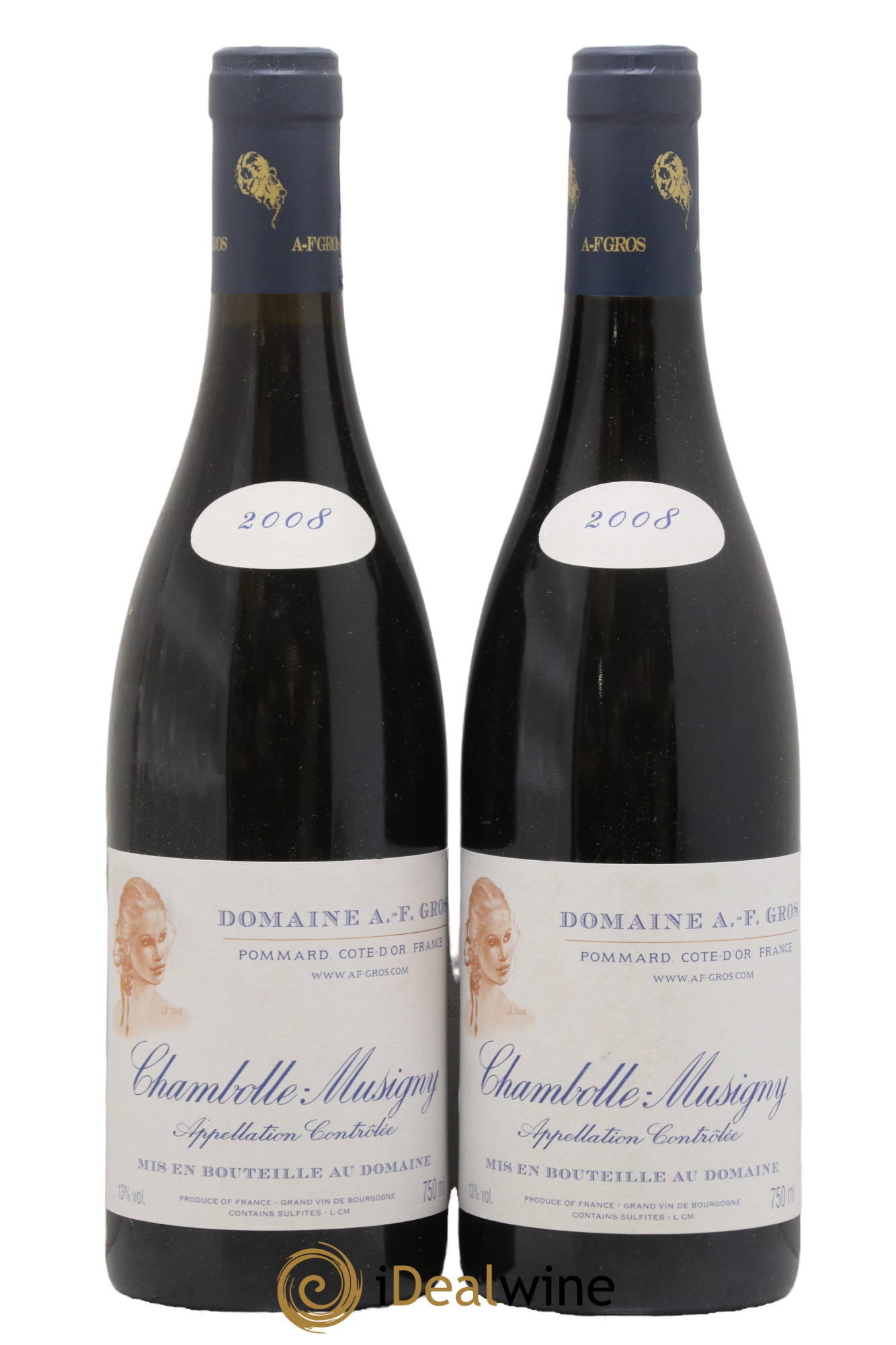 Chambolle-Musigny A.-F. Gros 2008 - Posten von 2 Flaschen - 0