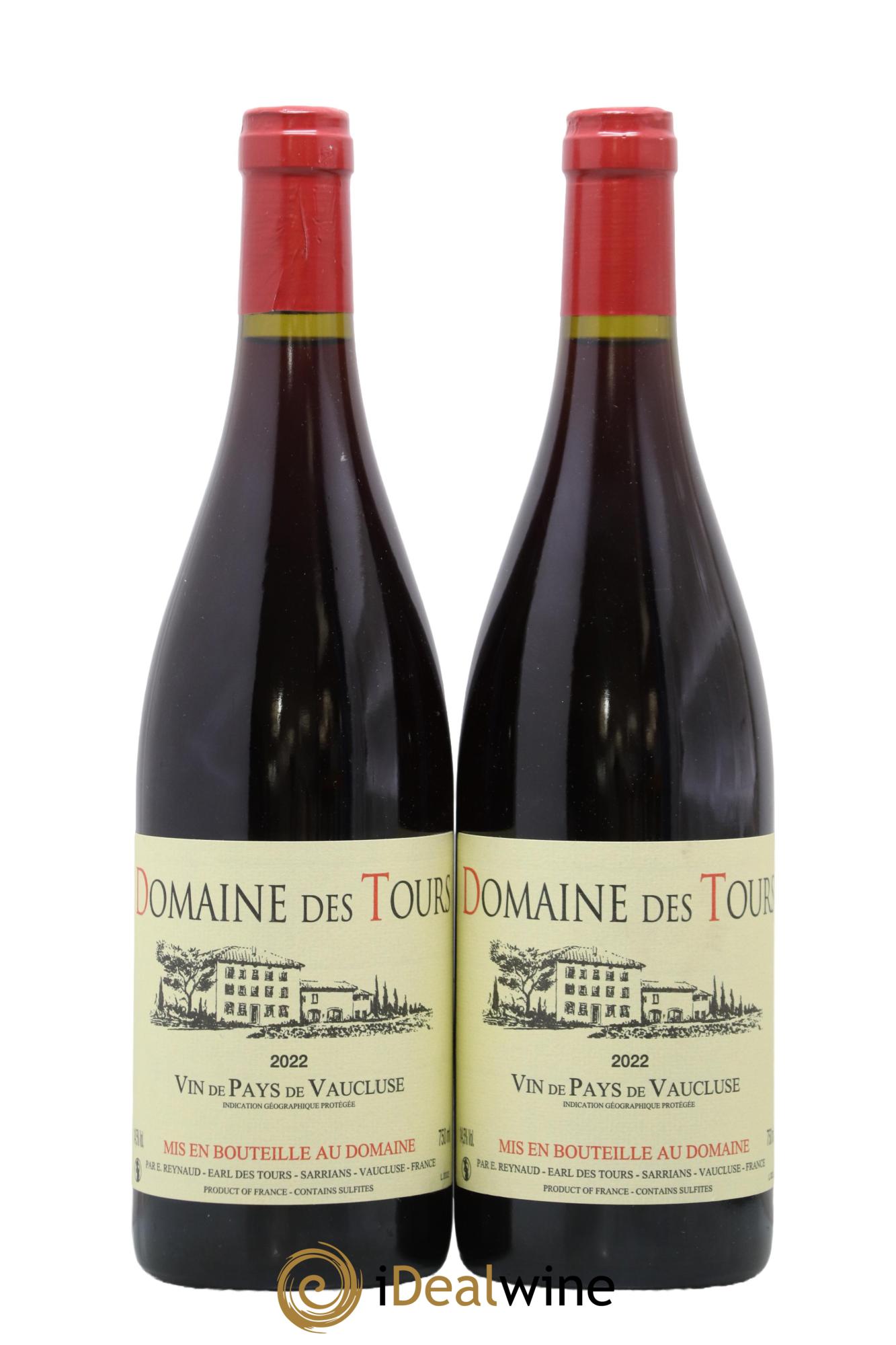 Vaucluse (Vin de Pays de Vaucluse) Domaine des Tours Emmanuel Reynaud 2022 - Posten von 2 Flaschen - 0