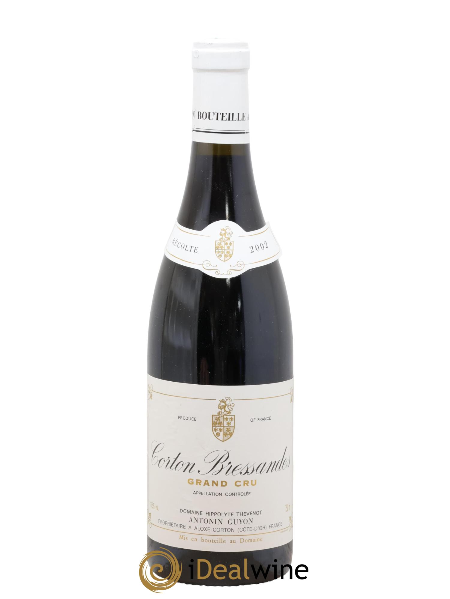 Corton Grand Cru Bressandes Antonin Guyon 2002 - Lot de 1 bouteille - 0