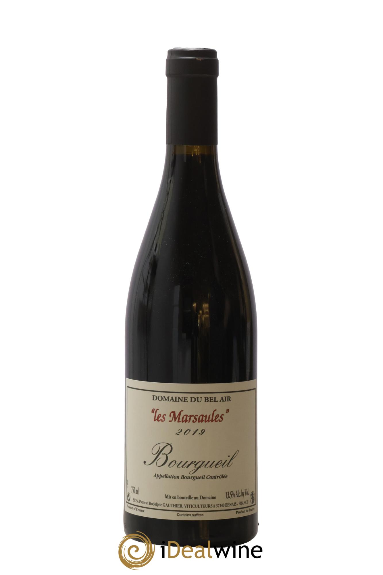Bourgueil Marsaules Domaine du Bel Air 2019 - Lot of 1 bottle - 0