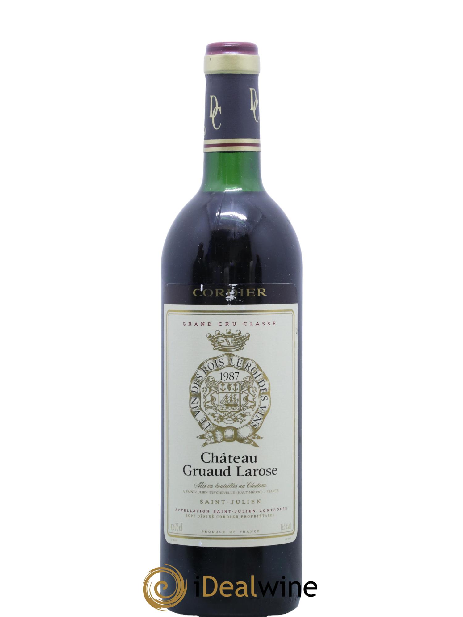 Château Gruaud Larose 2ème Grand Cru Classé 1987 - Lot de 1 bouteille - 0