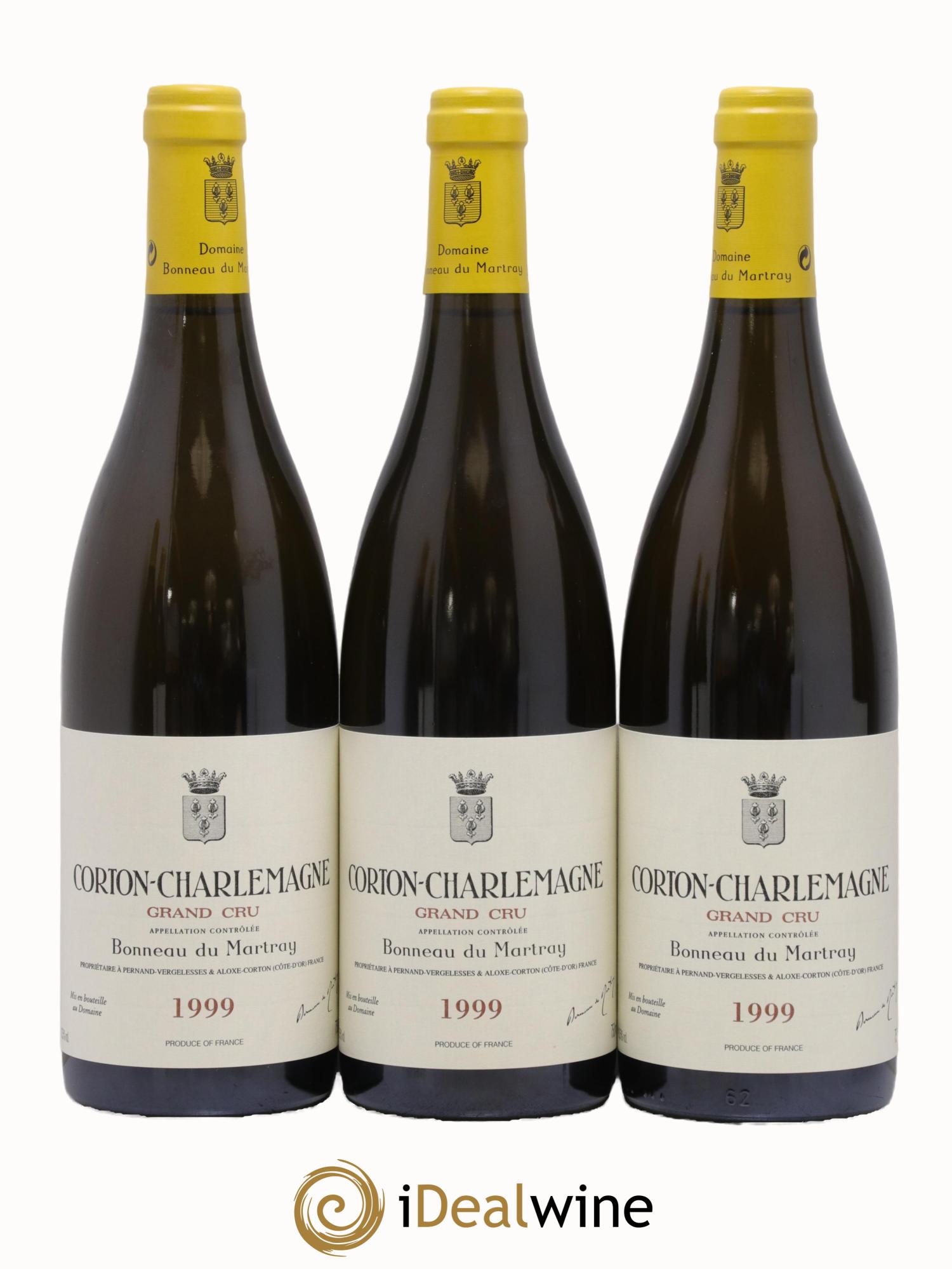 Corton-Charlemagne Grand Cru Bonneau du Martray (Domaine) 1999 - Lot de 6 bouteilles - 1