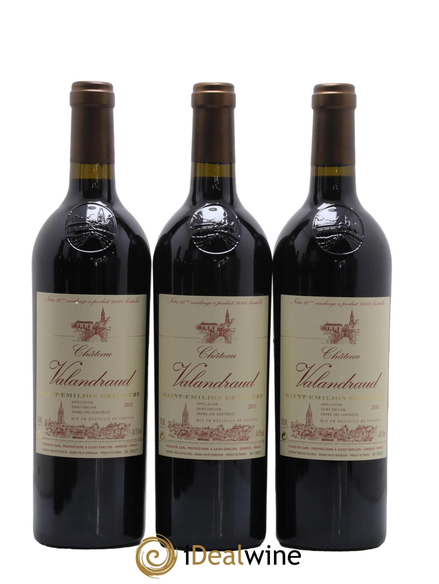 Château de Valandraud 2011 - Lot de 6 bouteilles - 1