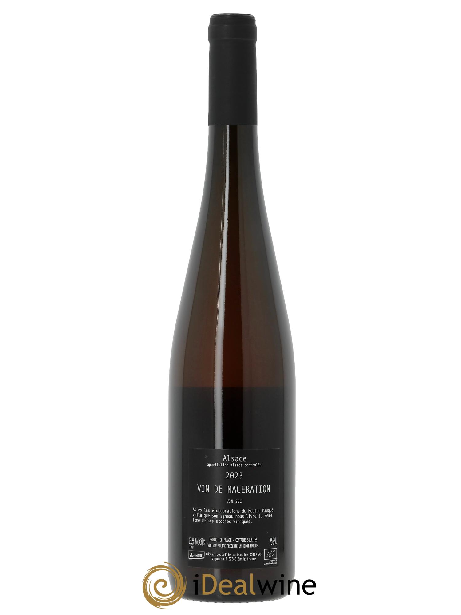 Alsace Les Aventures de l'Agneau masqué tome 5 Ostertag (Domaine)  2023 - Lot of 1 bottle - 1