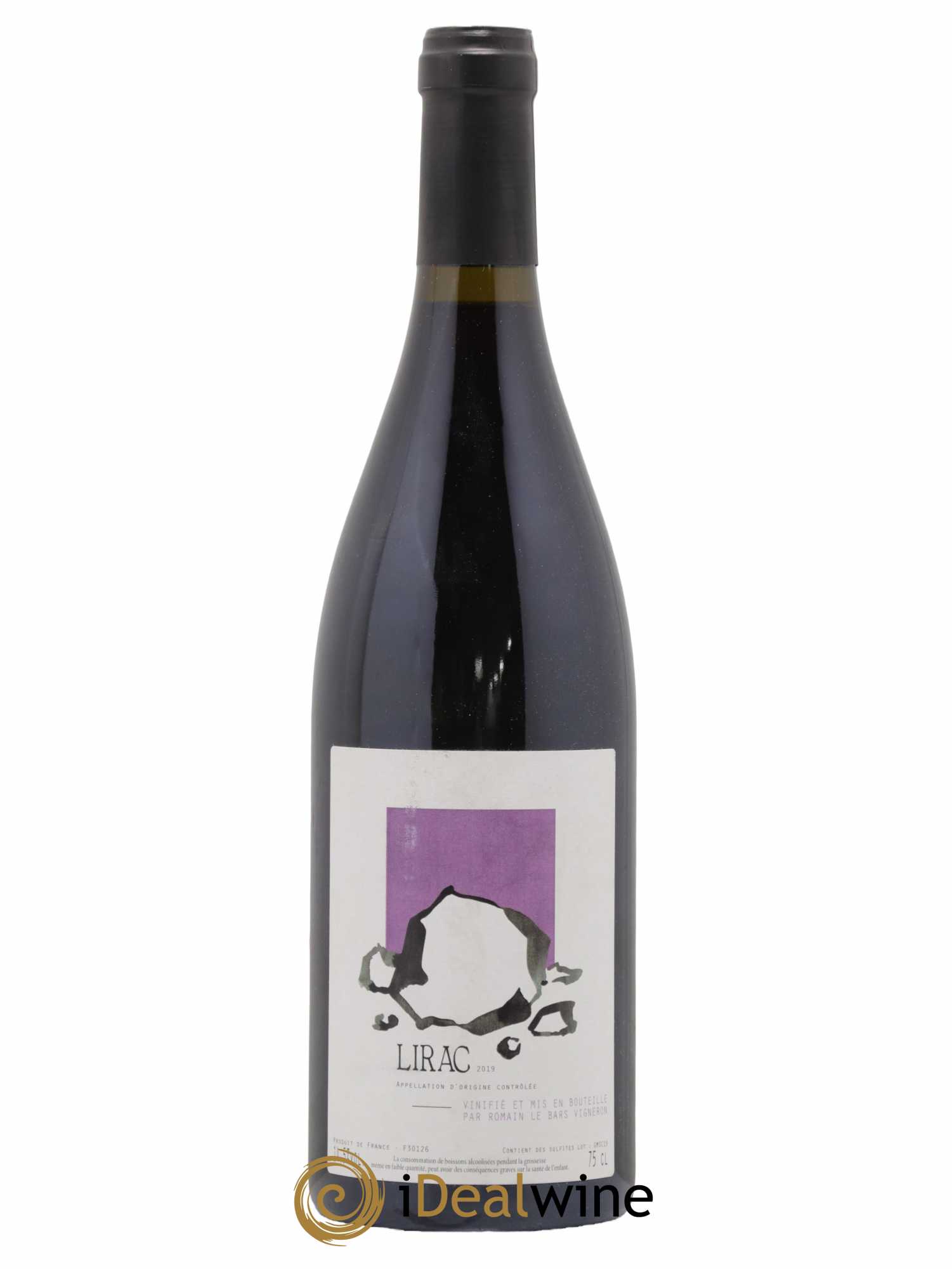 Lirac Romain Le Bars 2019 - Lot de 1 bouteille - 0