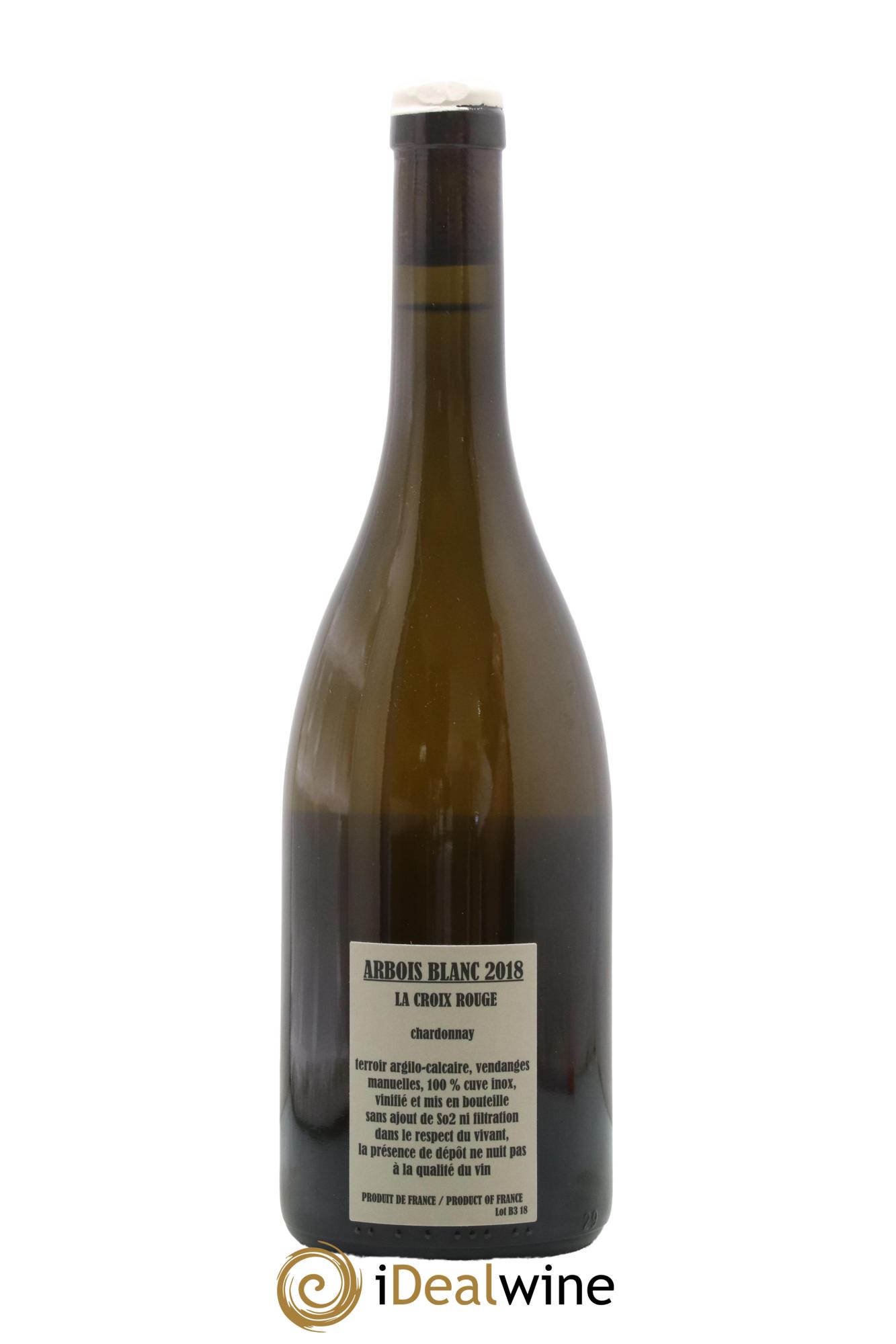 Arbois Chardonnay La Croix Rouge Adeline Houillon & Renaud Bruyère 2018 - Lot de 1 bouteille - 1