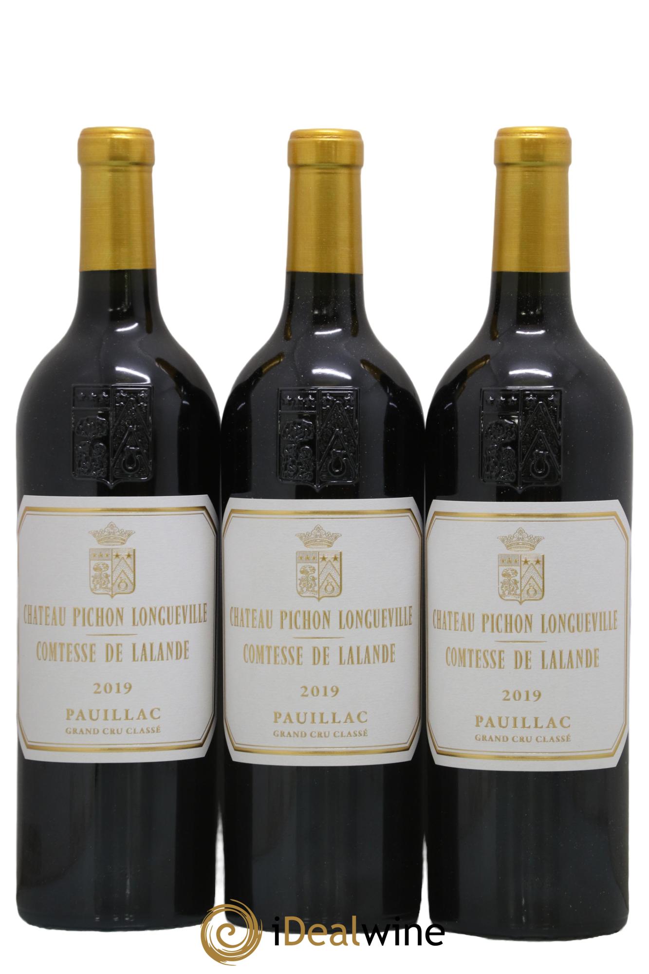 Château Pichon Longueville Comtesse de Lalande 2ème Grand Cru Classé 2019 - Lot de 3 bouteilles - 0